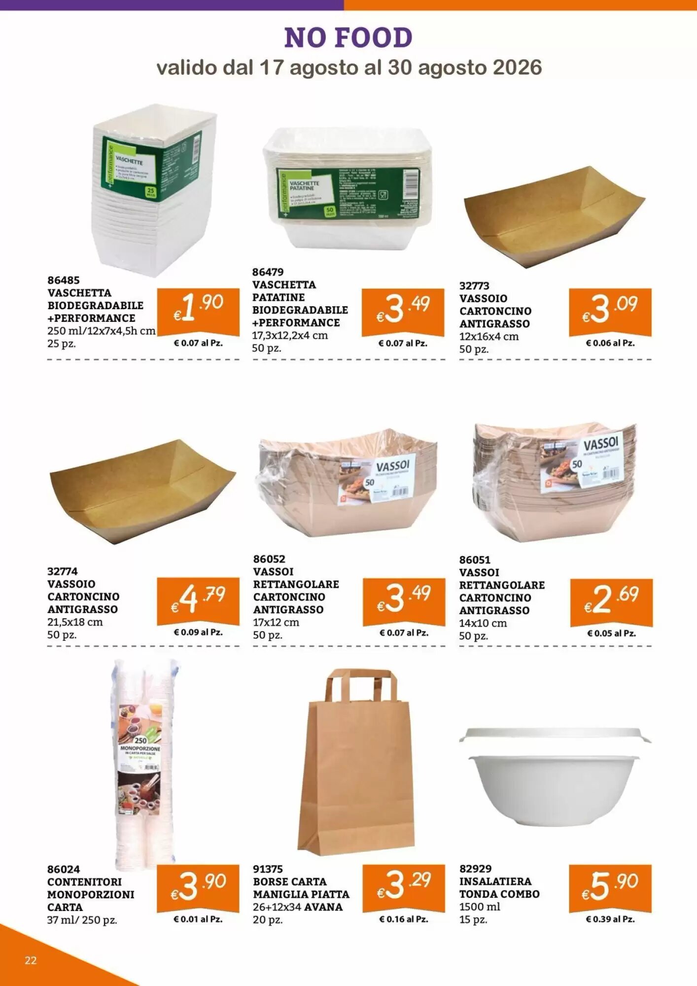 Volantino promozionale Zona  valide dal 17/08/2026 - Pagina 22.