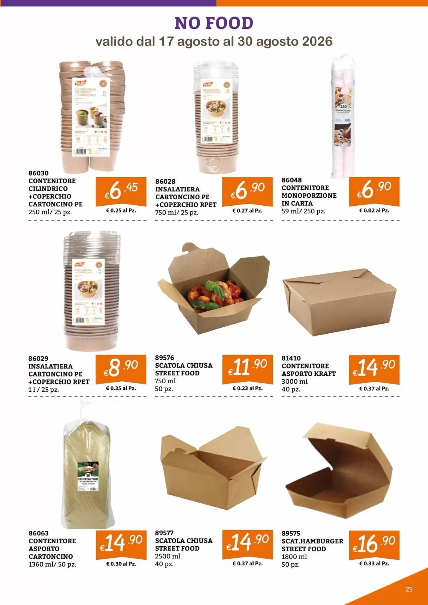 Volantino promozionale Zona  valide dal 17/08/2026 - Pagina 23.