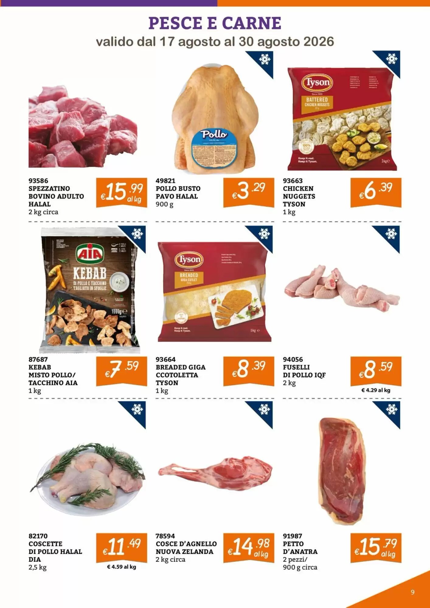 Volantino promozionale Zona  valide dal 17/08/2026 - Pagina 9.