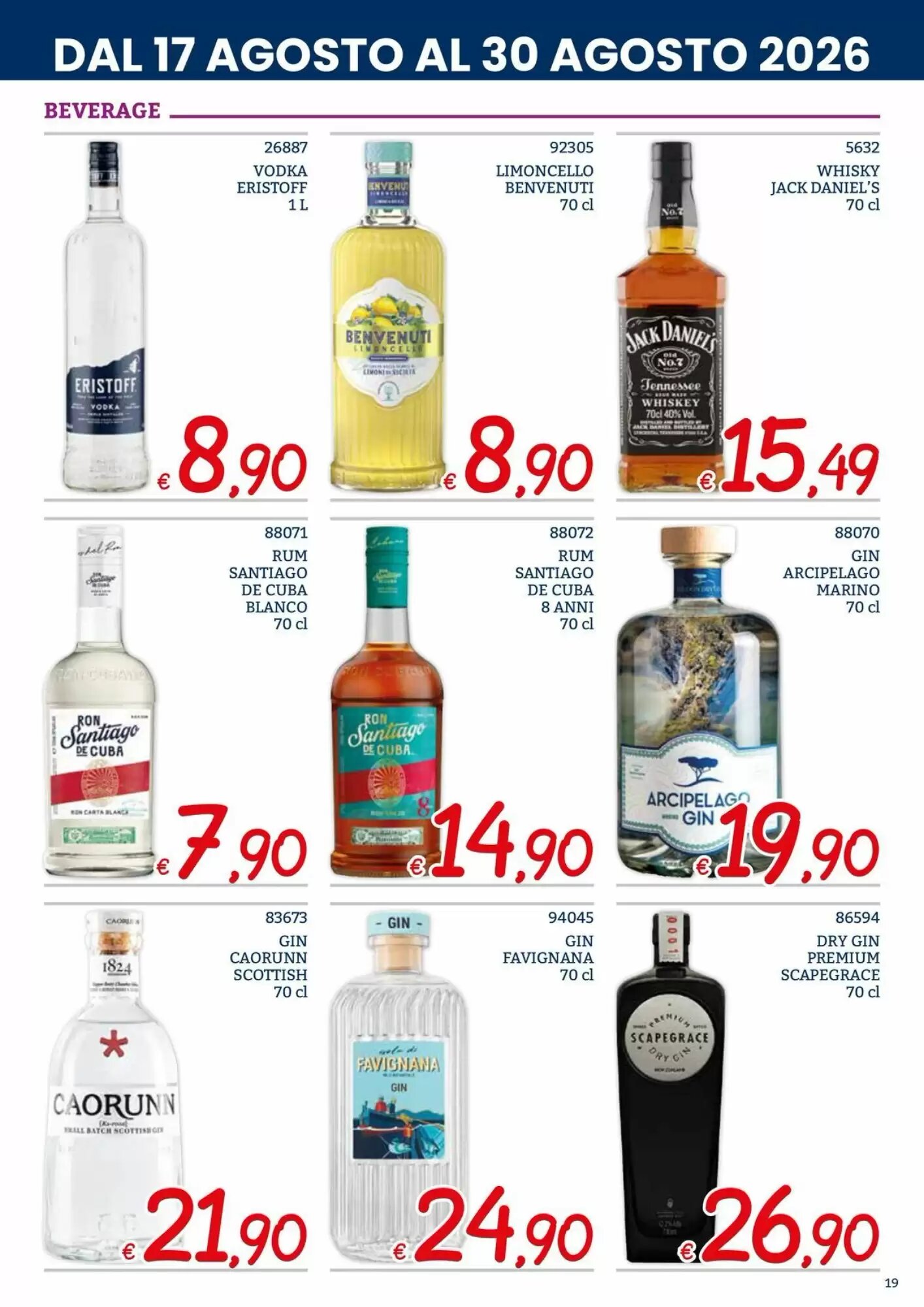 Volantino promozionale Zona  valide dal 17/08/2026 - Pagina 19.
