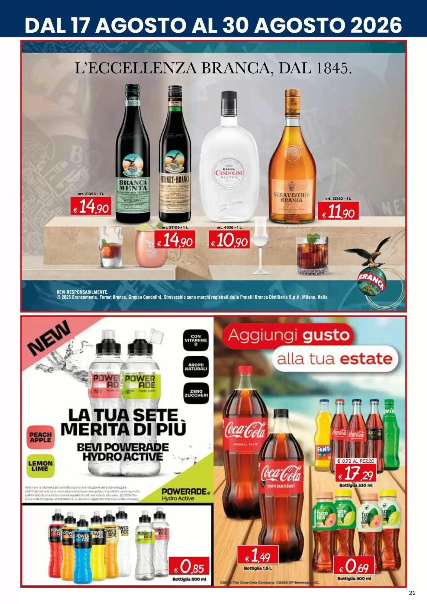 Volantino promozionale Zona  valide dal 17/08/2026 - Pagina 21.