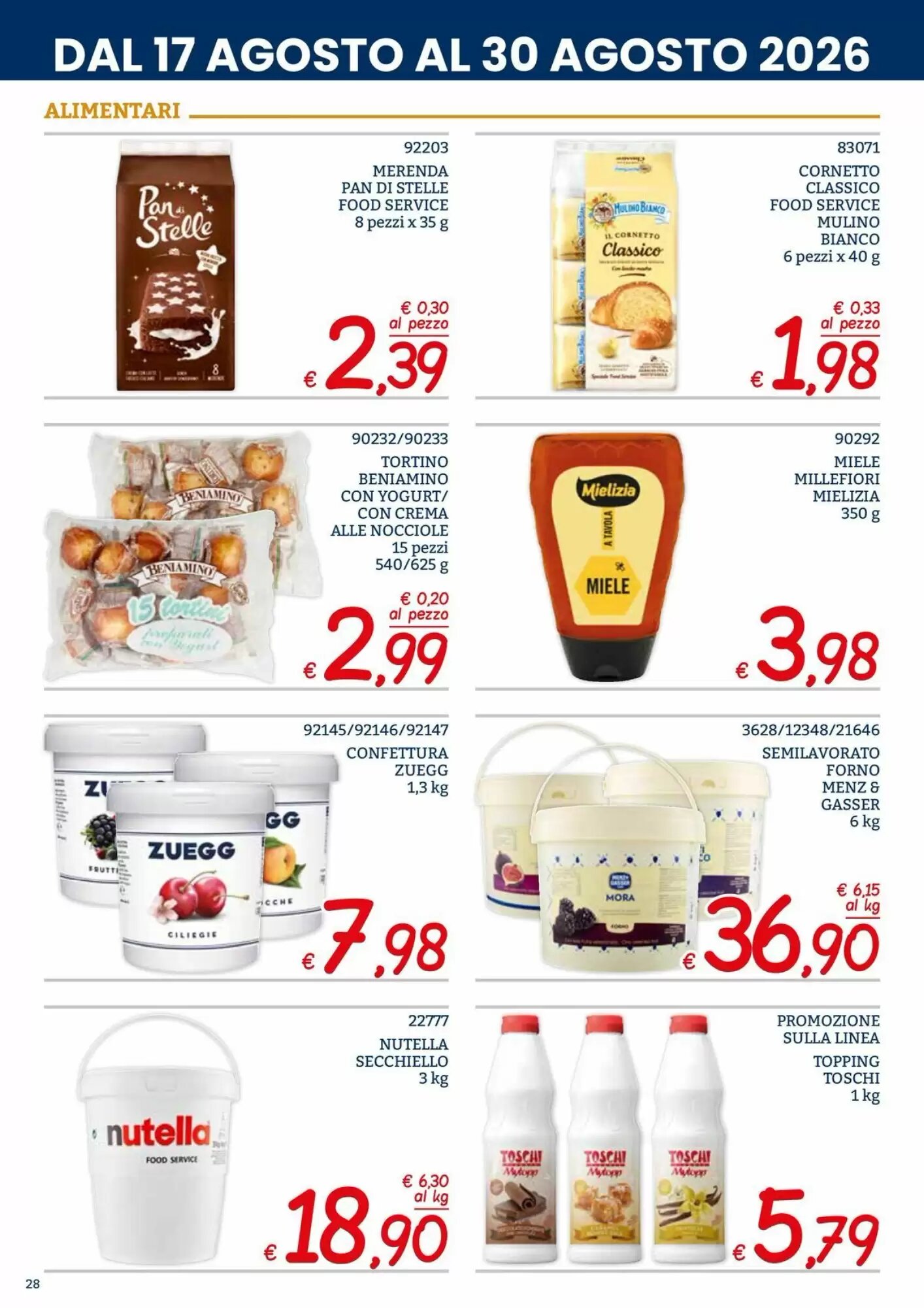 Volantino promozionale Zona  valide dal 17/08/2026 - Pagina 28.
