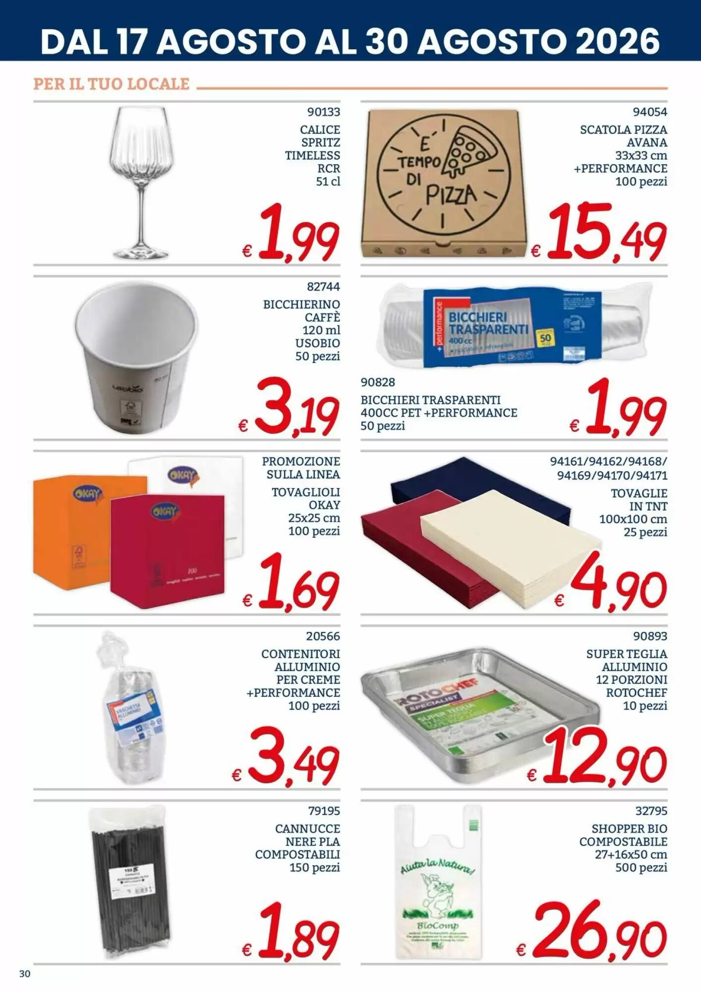 Volantino promozionale Zona  valide dal 17/08/2026 - Pagina 30.