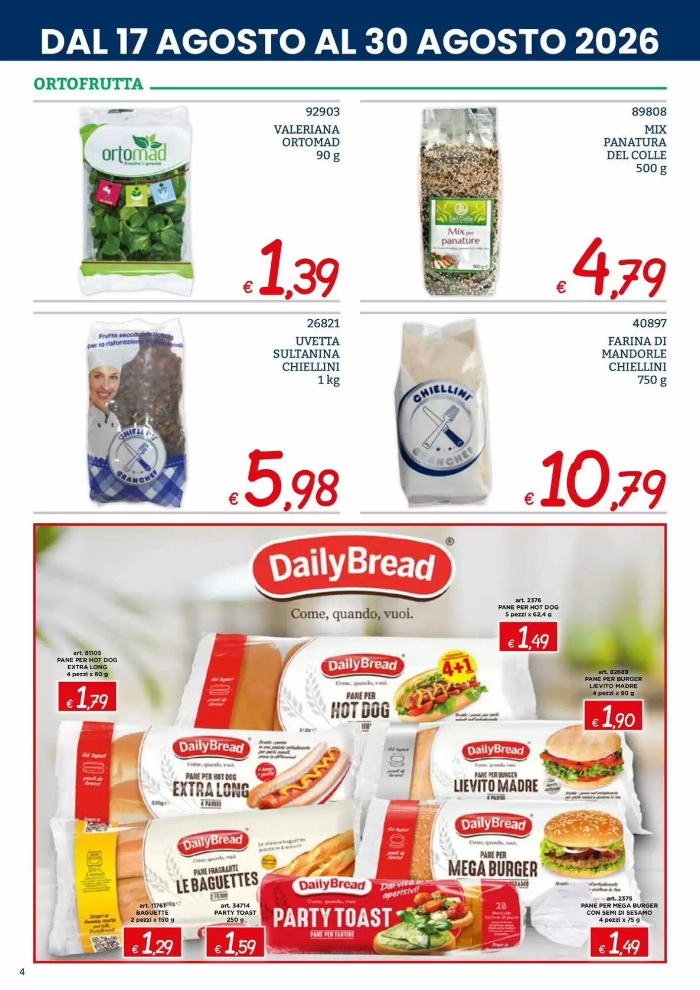 Volantino promozionale Zona  valide dal 17/08/2026 - Pagina 4.