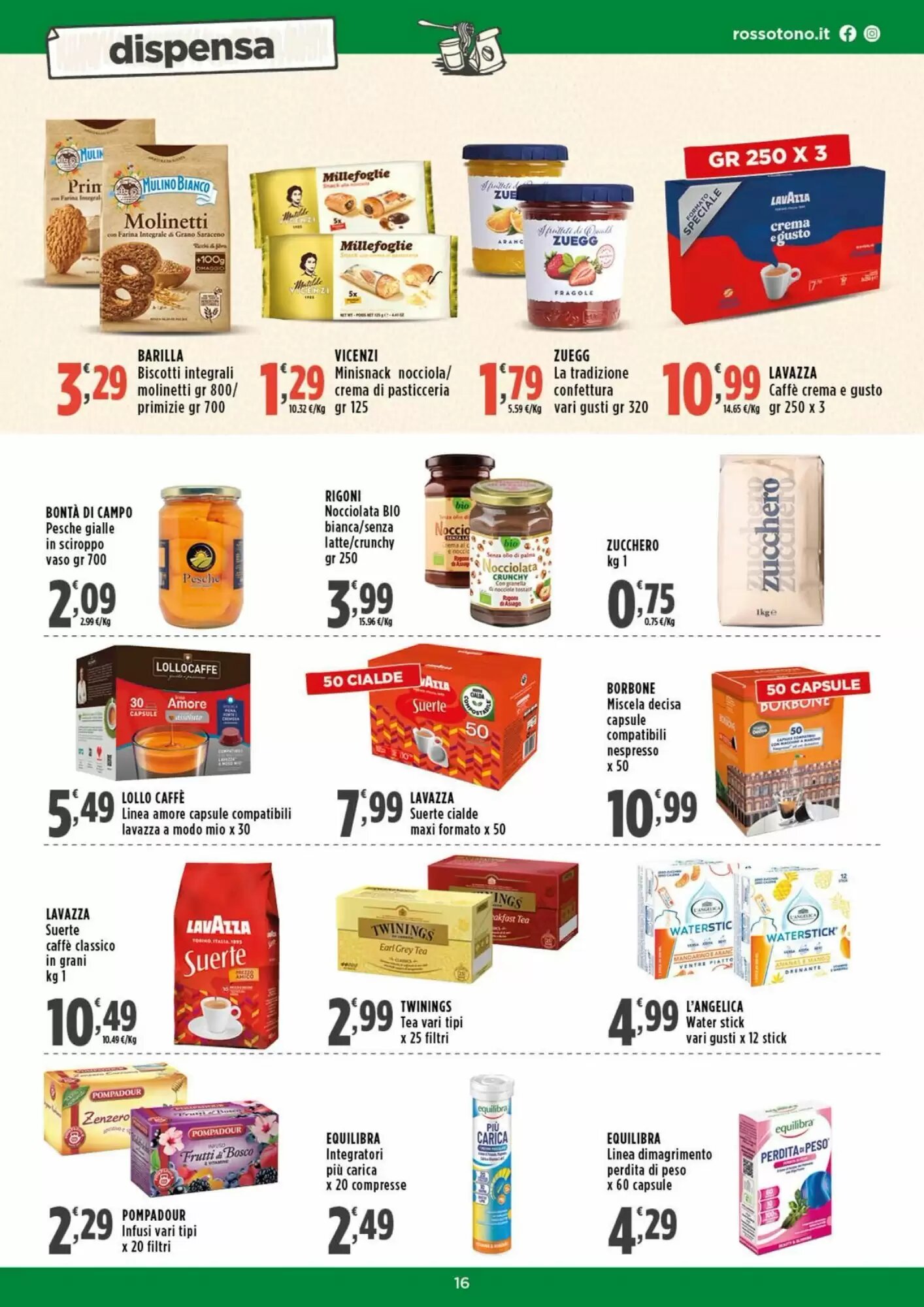 Volantino promozionale Rossotono  valide dal 17/08/2026 - Pagina 16.