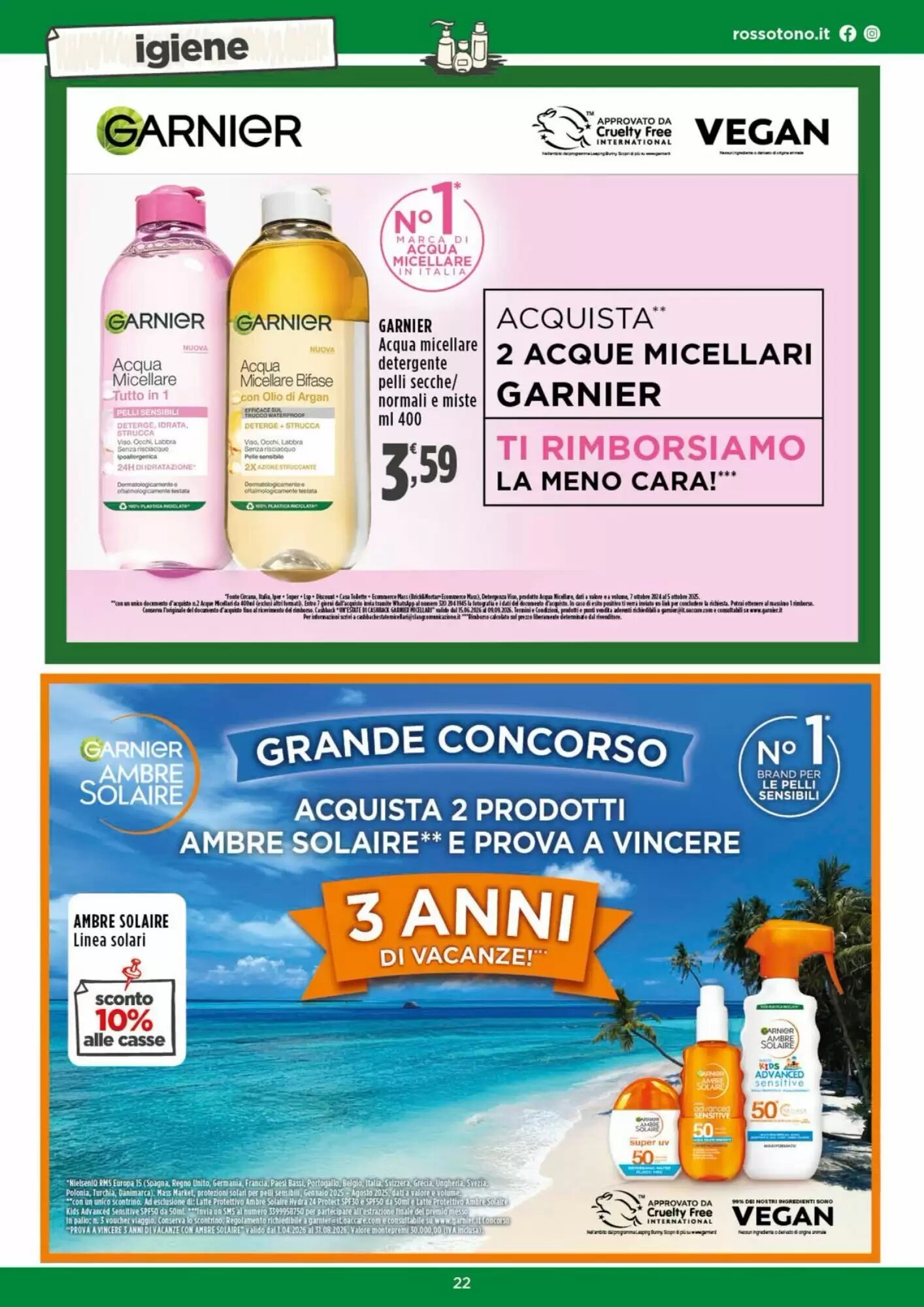 Volantino promozionale Rossotono  valide dal 17/08/2026 - Pagina 22.
