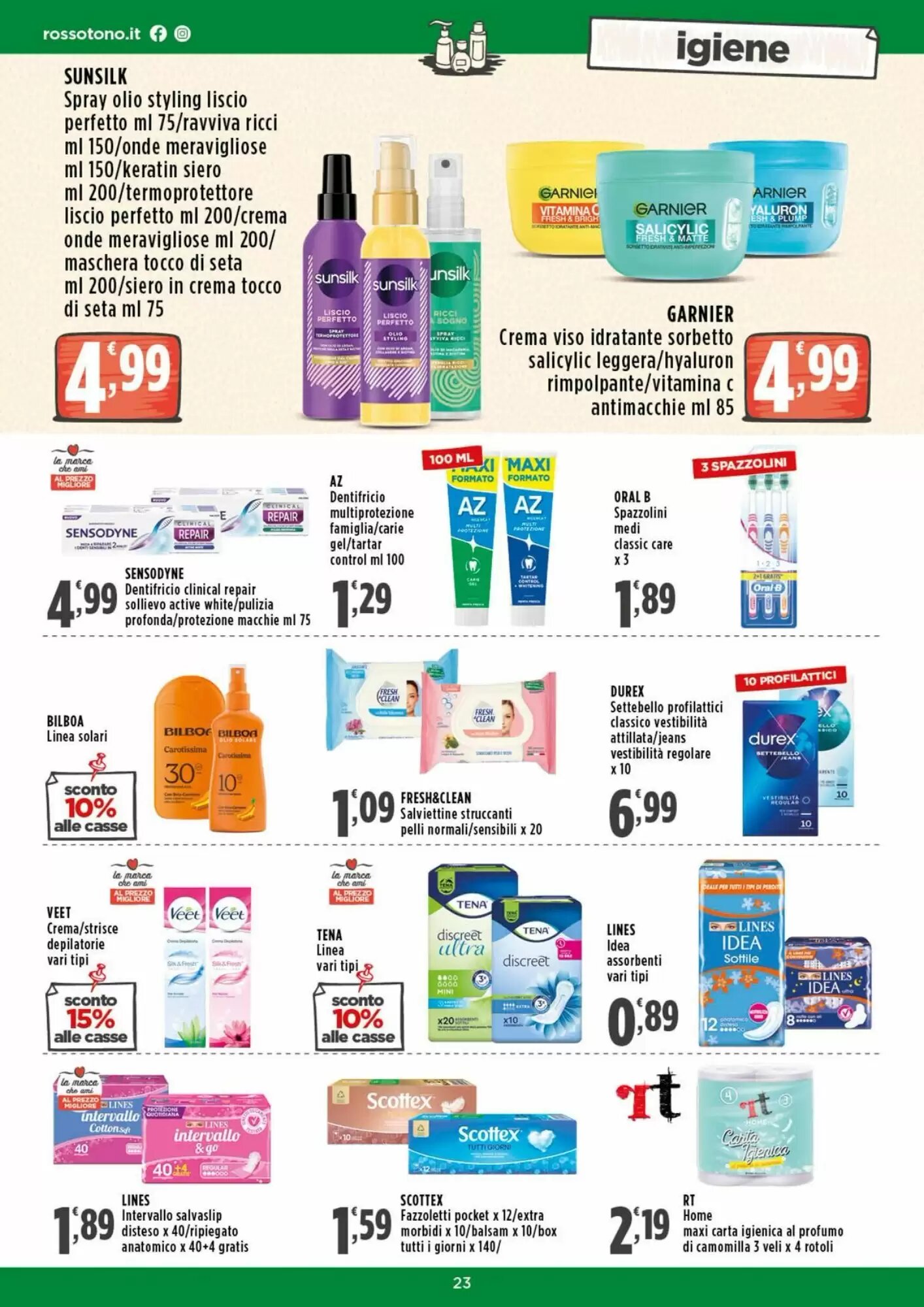 Volantino promozionale Rossotono  valide dal 17/08/2026 - Pagina 23.
