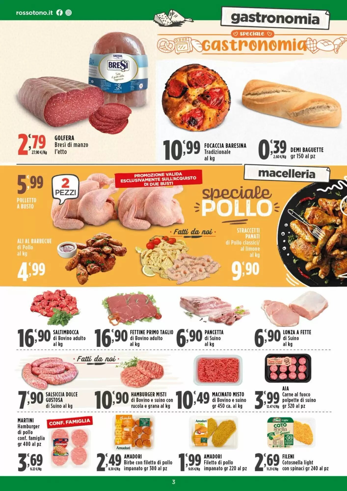 Volantino promozionale Rossotono  valide dal 17/08/2026 - Pagina 3.