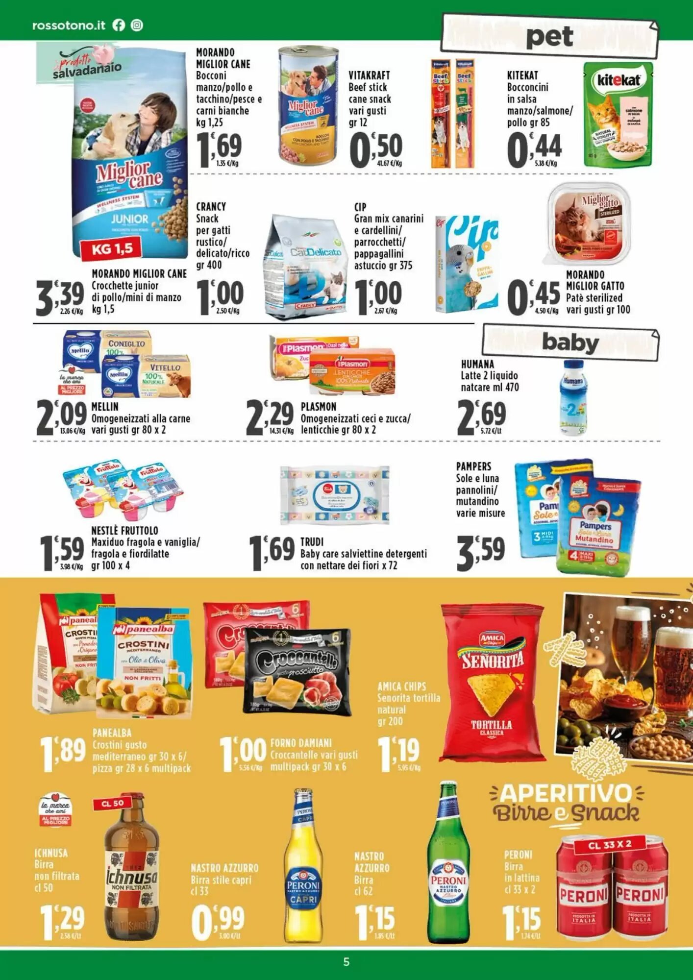 Volantino promozionale Rossotono  valide dal 17/08/2026 - Pagina 5.