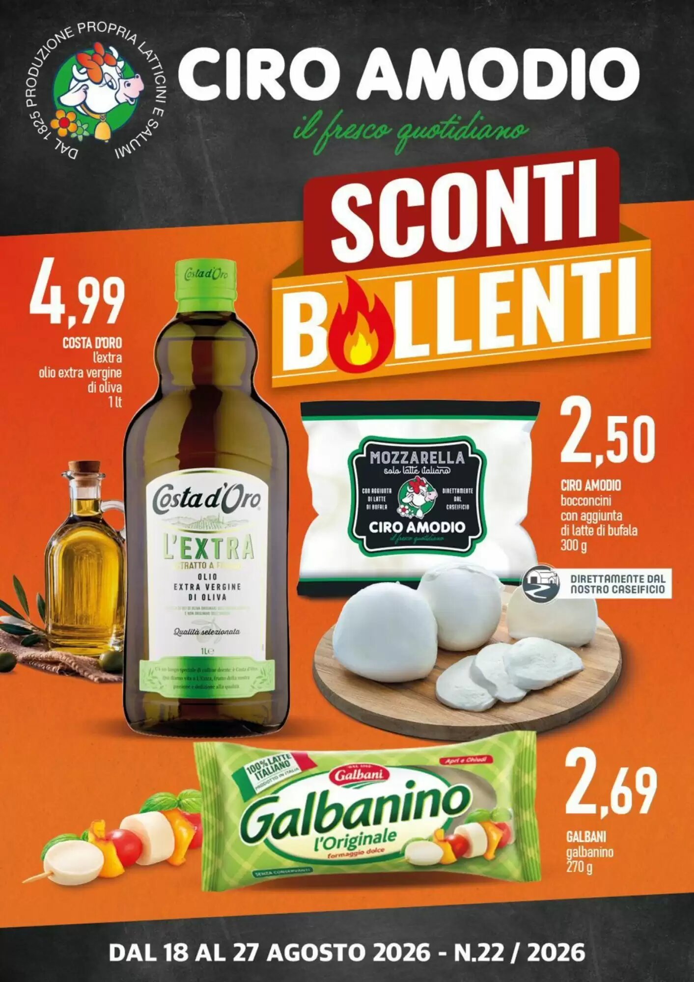 Volantino promozionale Ciro Amodio valide dal 18/08/2026 - Pagina 1.
