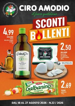 Volantino promozionale Ciro Amodio  valide dal 18/08/2026