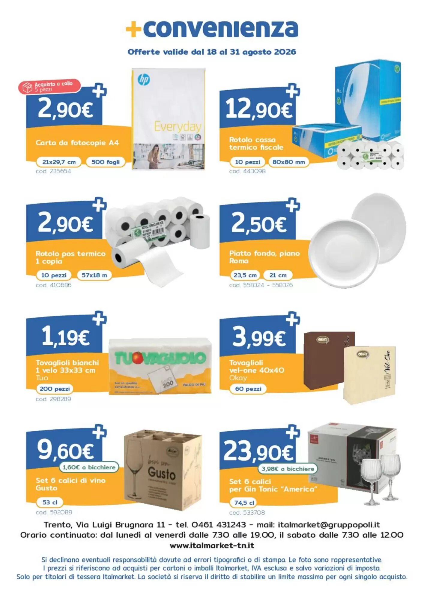 Volantino promozionale Italmark  valide dal 18/08/2026 - Pagina 16.