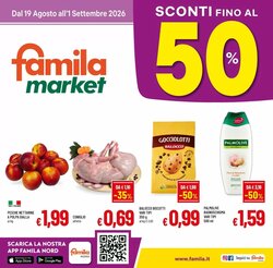 Volantino promozionale Famila Market  valide dal 19/08/2026