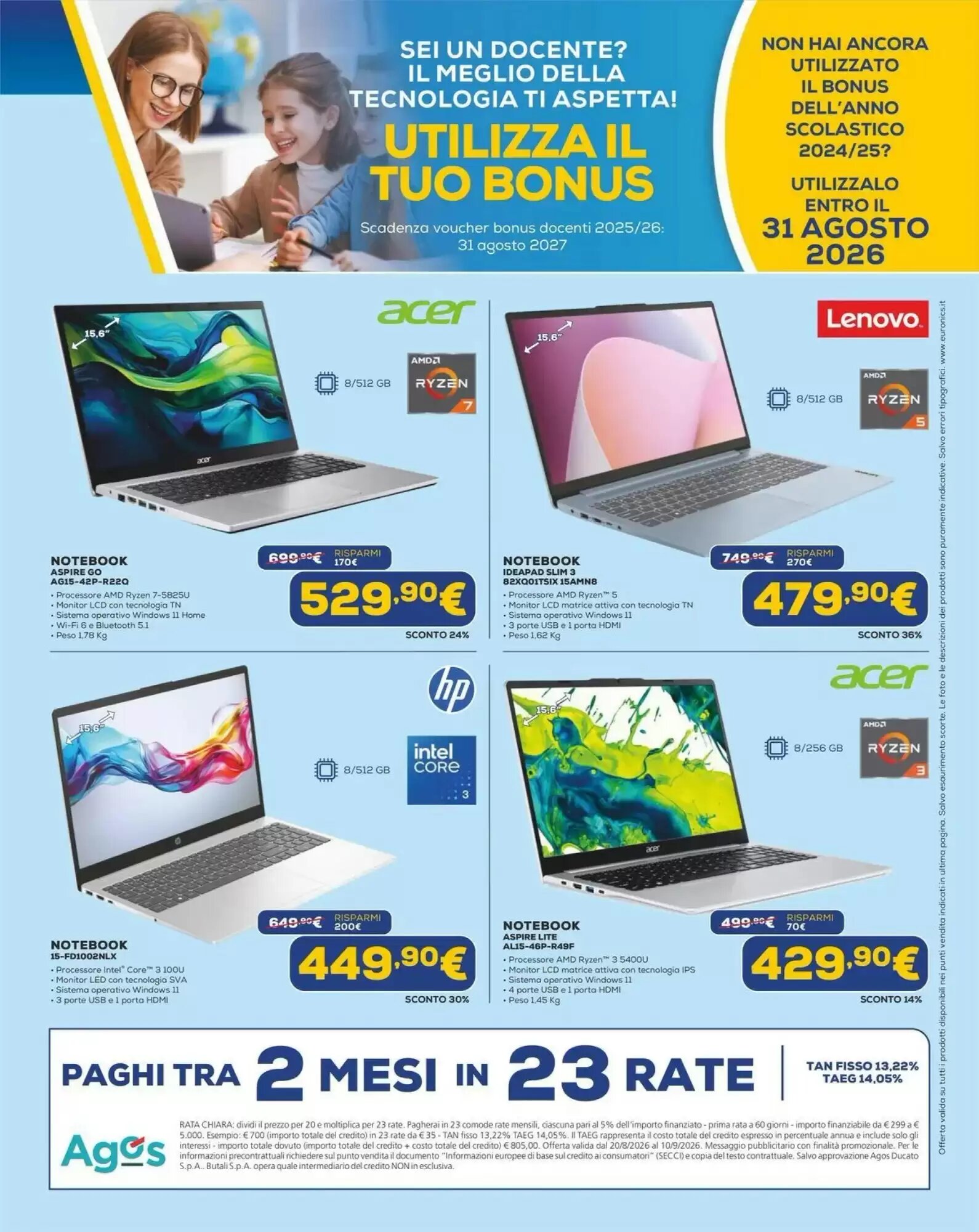 Volantino promozionale Euronics  valide dal 19/08/2026 - Pagina 3.