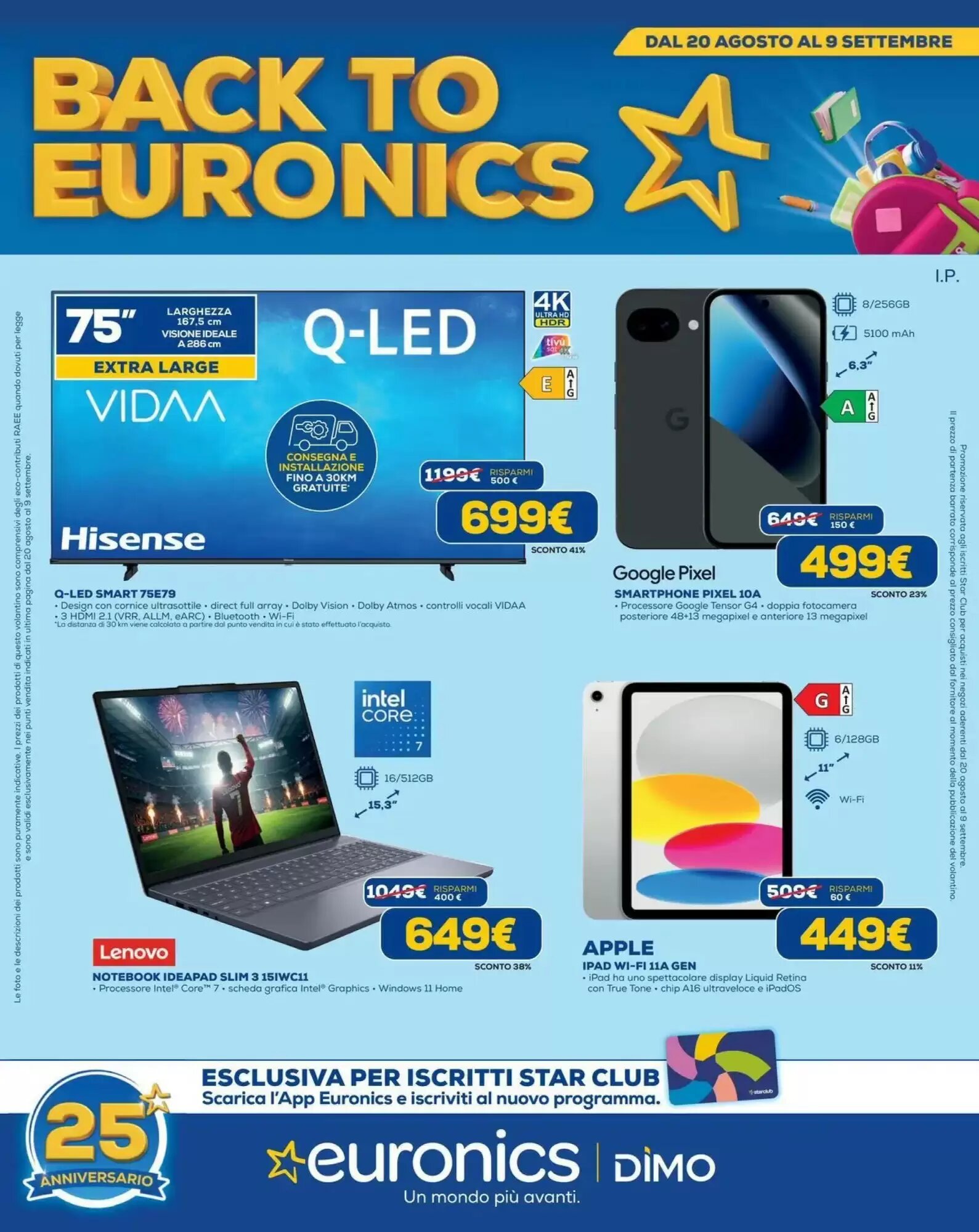Volantino promozionale DIMOStore valide dal 19/08/2026 - Pagina 1.