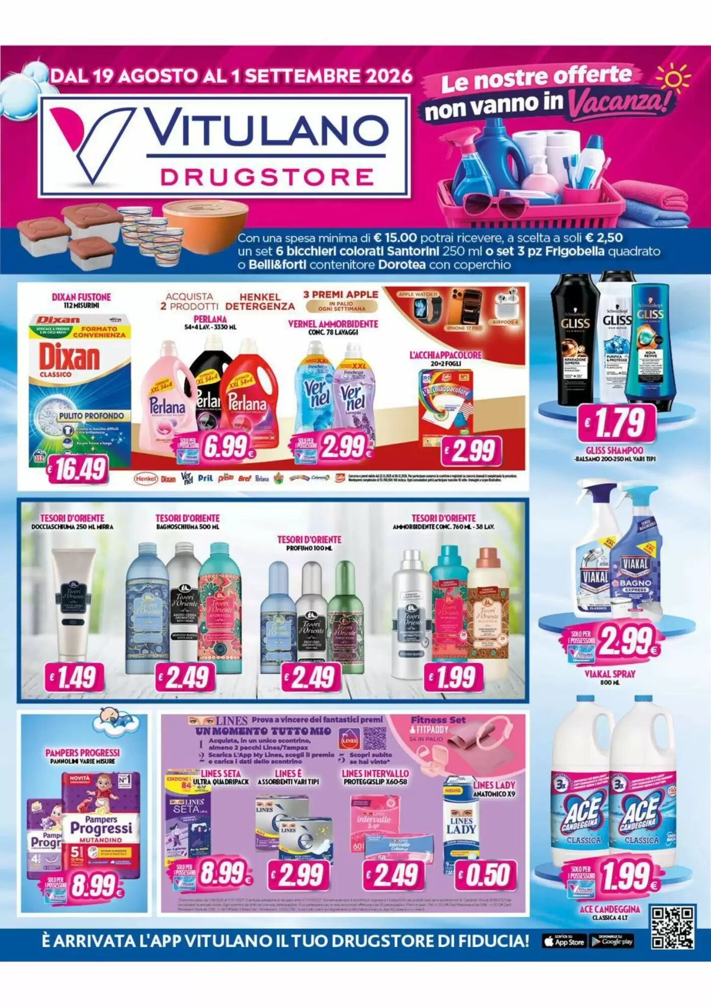 Volantino promozionale Vitulano Drugstore  valide dal 19/08/2026 - Pagina 1.