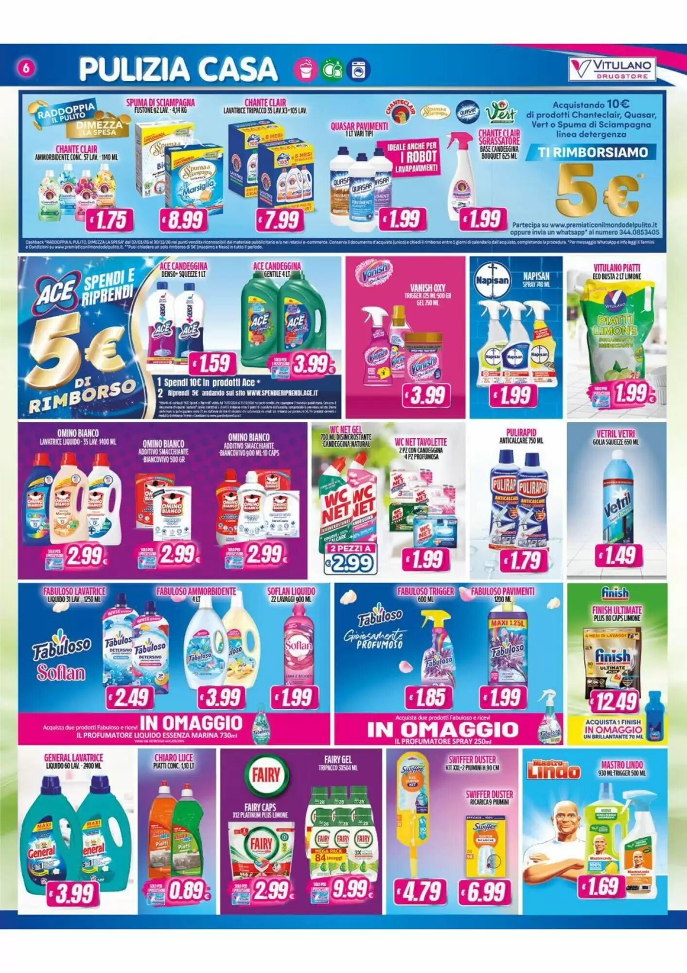 Volantino promozionale Vitulano Drugstore  valide dal 19/08/2026 - Pagina 6.