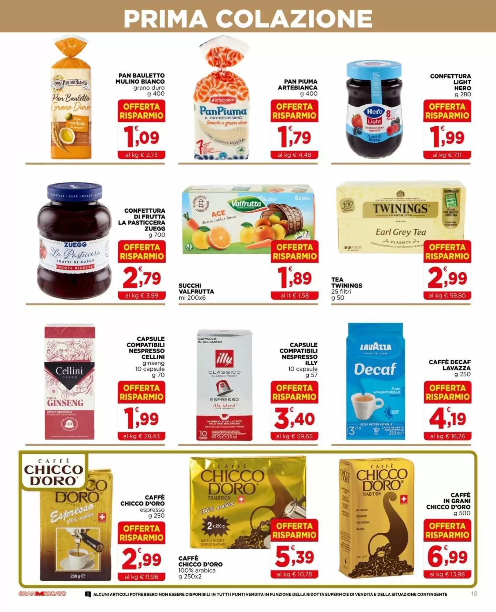 Volantino promozionale Gran mercato  valide dal 19/08/2026 - Pagina 13.