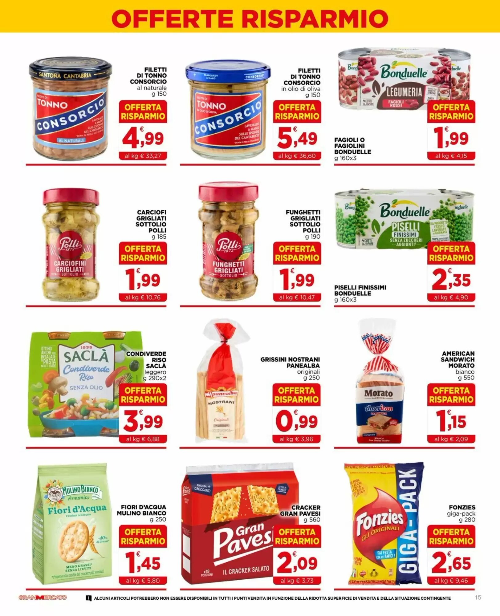 Volantino promozionale Gran mercato  valide dal 19/08/2026 - Pagina 15.