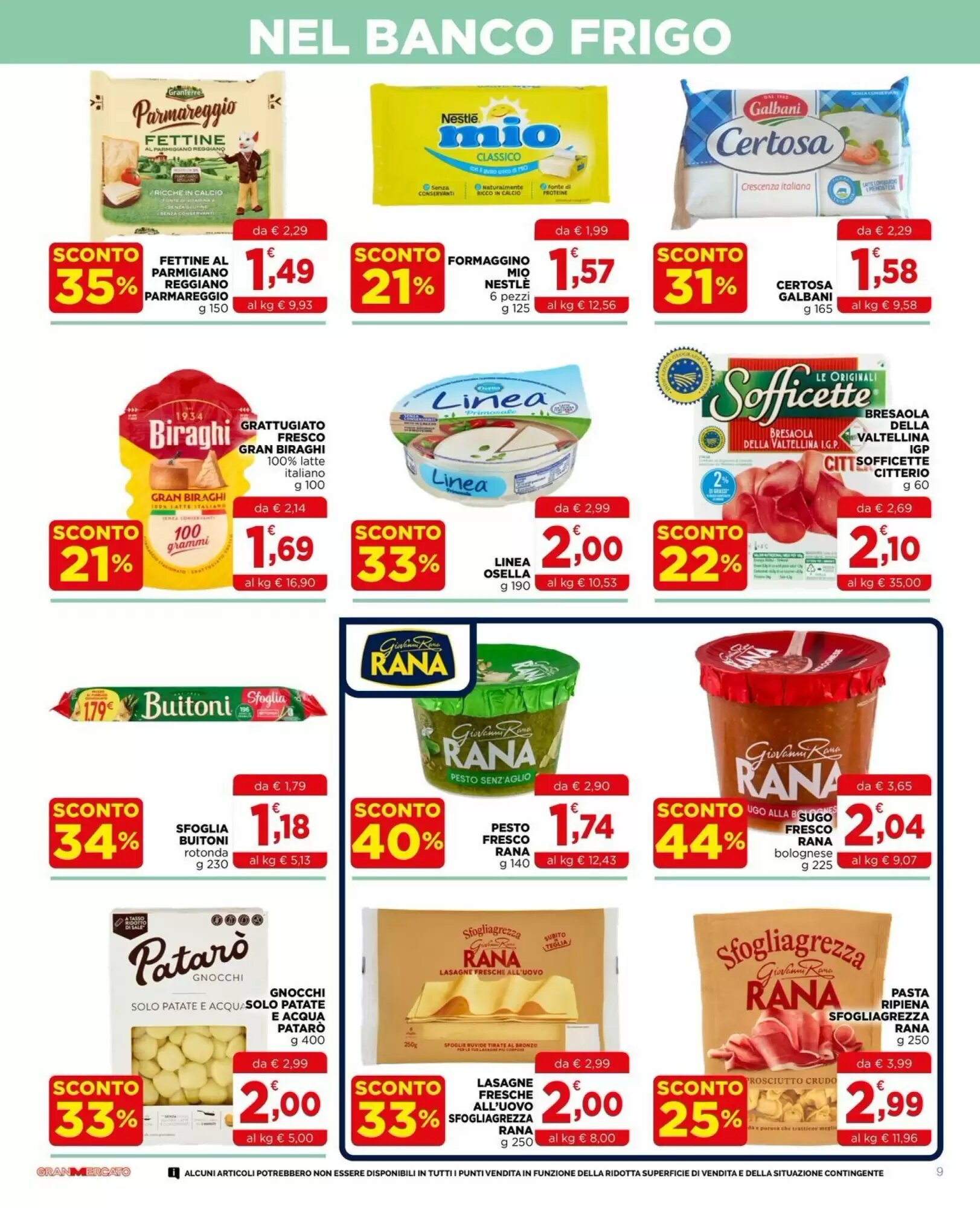 Volantino promozionale Gran mercato  valide dal 19/08/2026 - Pagina 9.