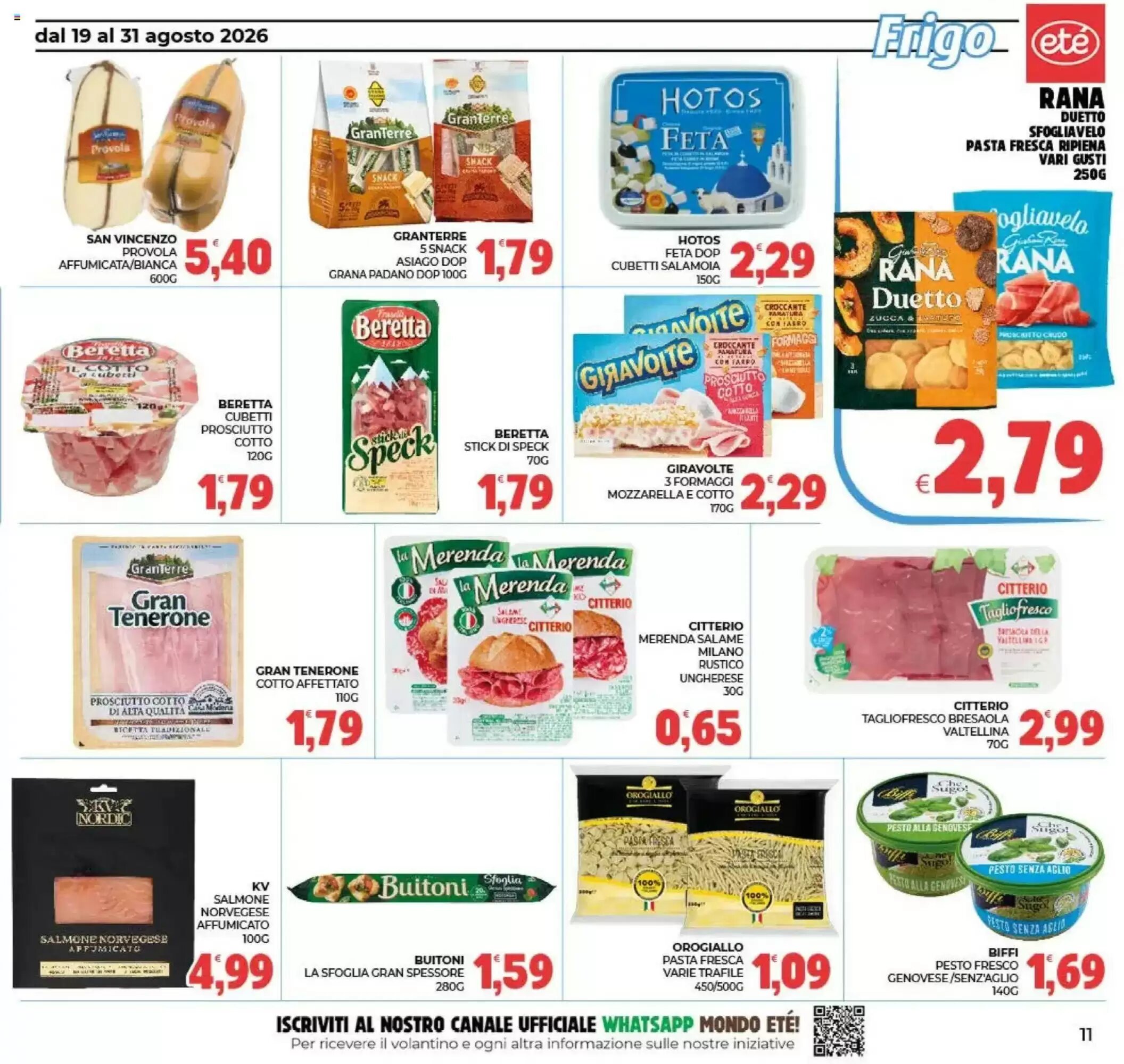 Volantino promozionale Eté  valide dal 19/08/2026 - Pagina 11.