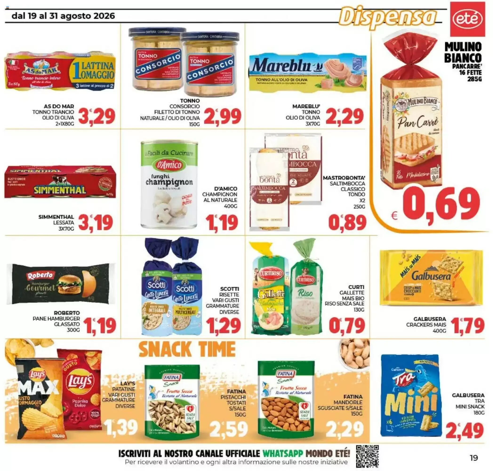 Volantino promozionale Eté  valide dal 19/08/2026 - Pagina 19.