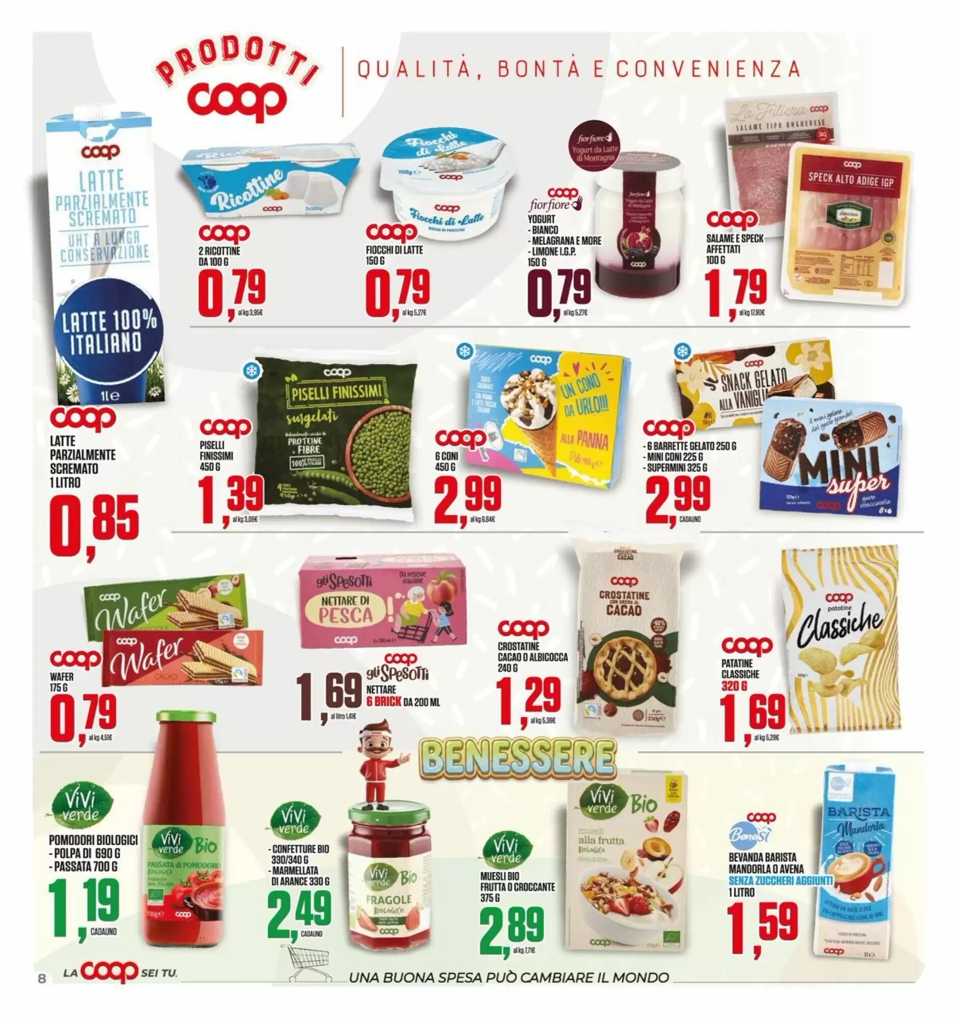Volantino promozionale Coop Master Alleanza 3.0  valide dal 19/08/2026 - Pagina 8.