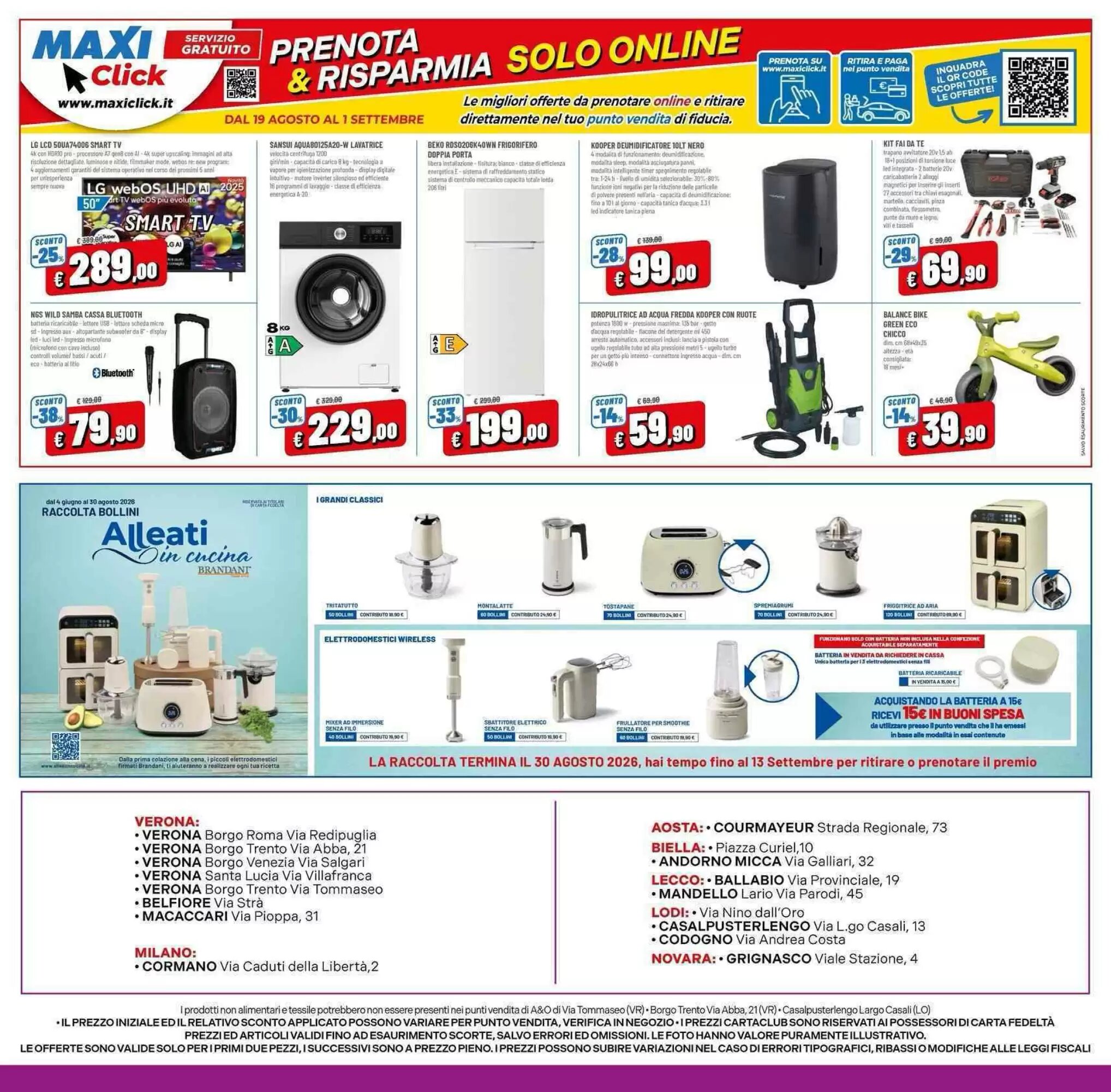 Volantino promozionale A&o  valide dal 19/08/2026 - Pagina 16.