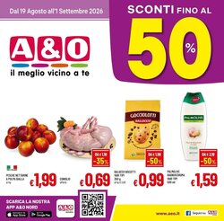 Volantino promozionale A&o  valide dal 19/08/2026