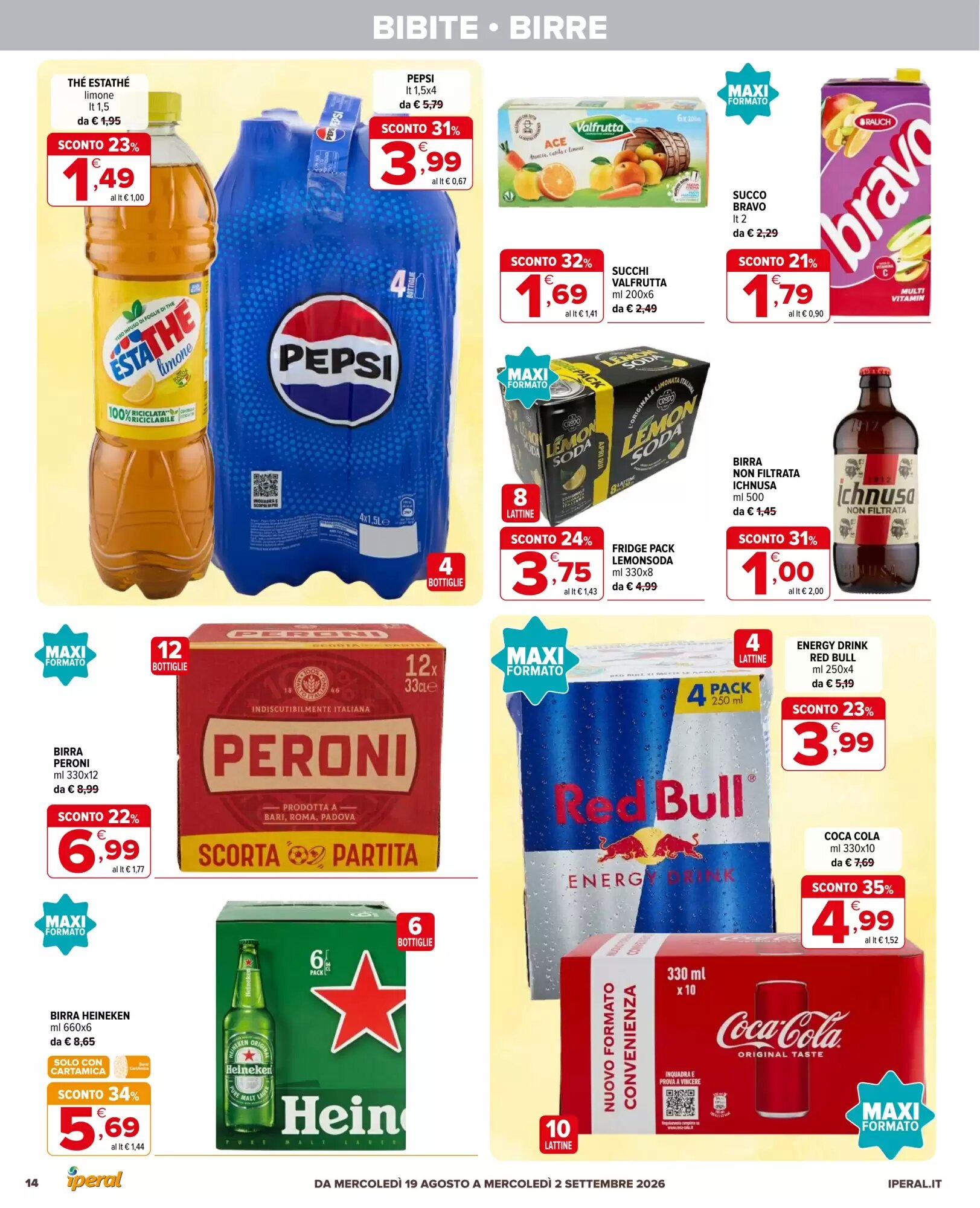 Volantino promozionale Iperal  valide dal 19/08/2026 - Pagina 14.