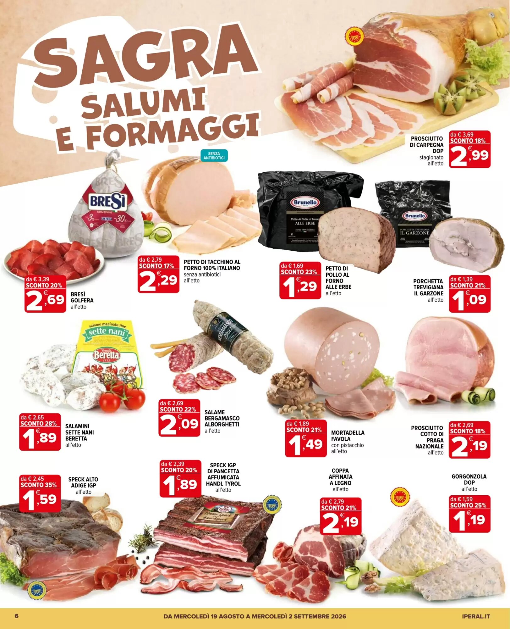Volantino promozionale Iperal  valide dal 19/08/2026 - Pagina 6.
