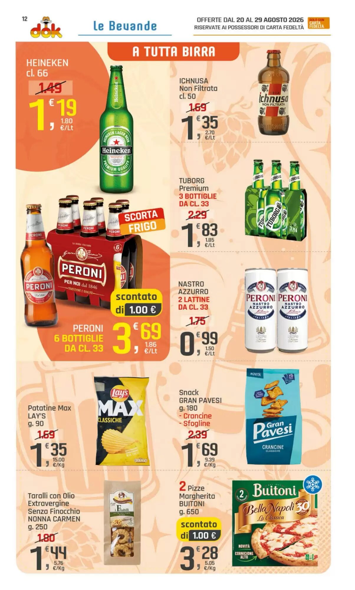 Volantino promozionale Supermercati Dok  valide dal 20/08/2026 - Pagina 12.