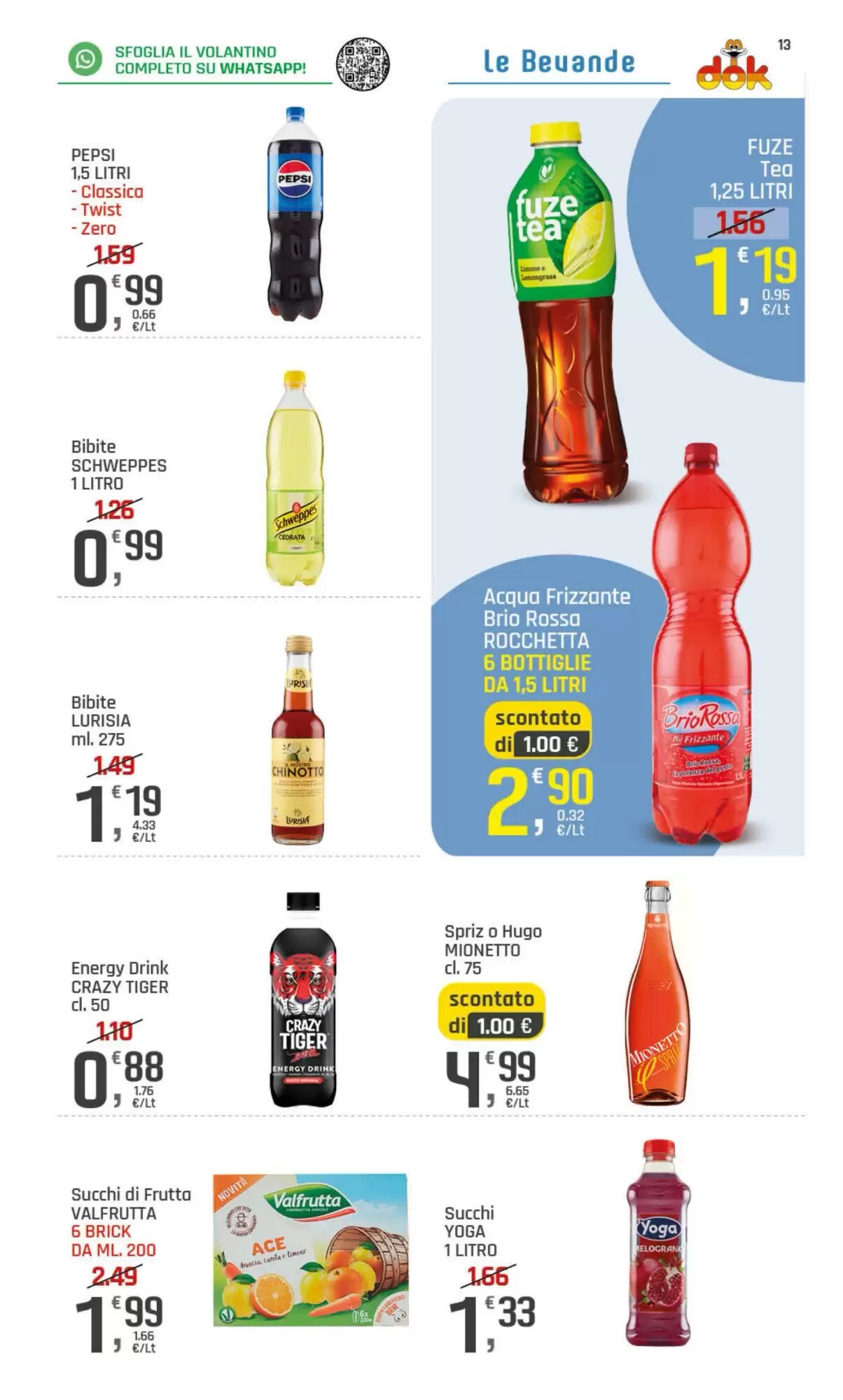 Volantino promozionale Supermercati Dok  valide dal 20/08/2026 - Pagina 13.