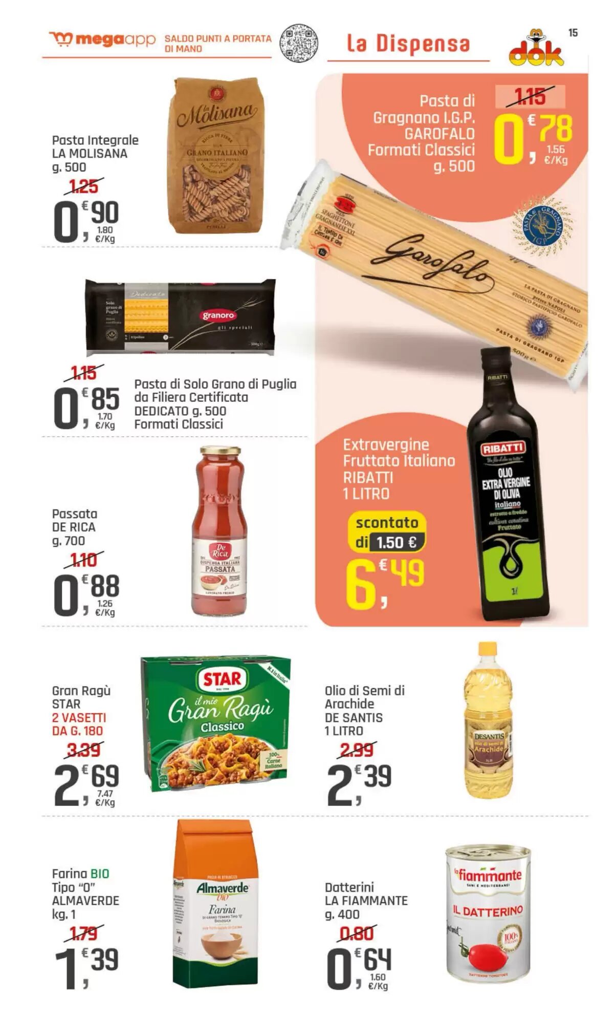 Volantino promozionale Supermercati Dok  valide dal 20/08/2026 - Pagina 15.
