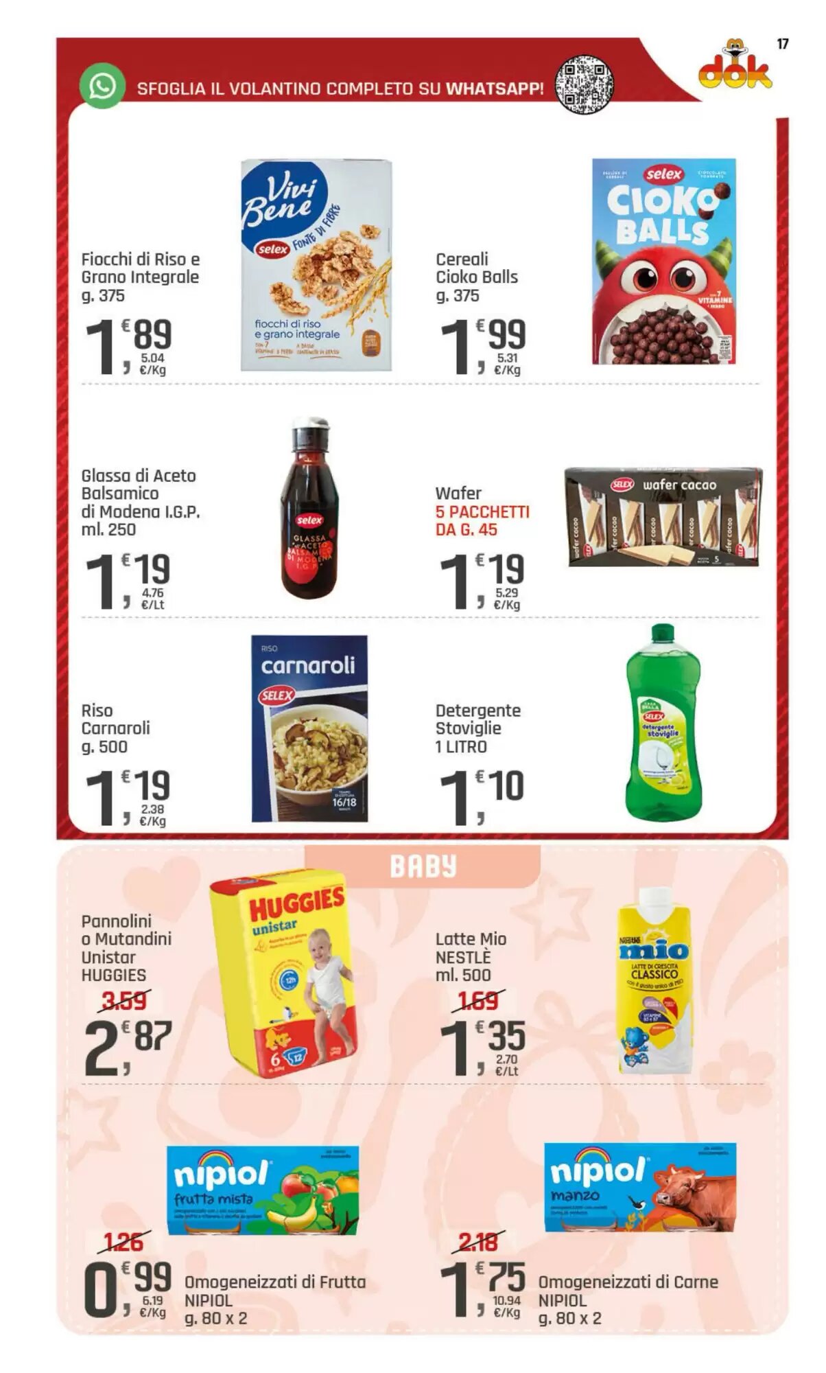 Volantino promozionale Supermercati Dok  valide dal 20/08/2026 - Pagina 17.