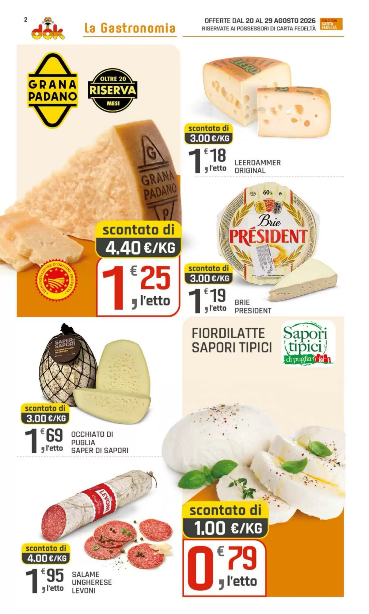 Volantino promozionale Supermercati Dok  valide dal 20/08/2026 - Pagina 2.