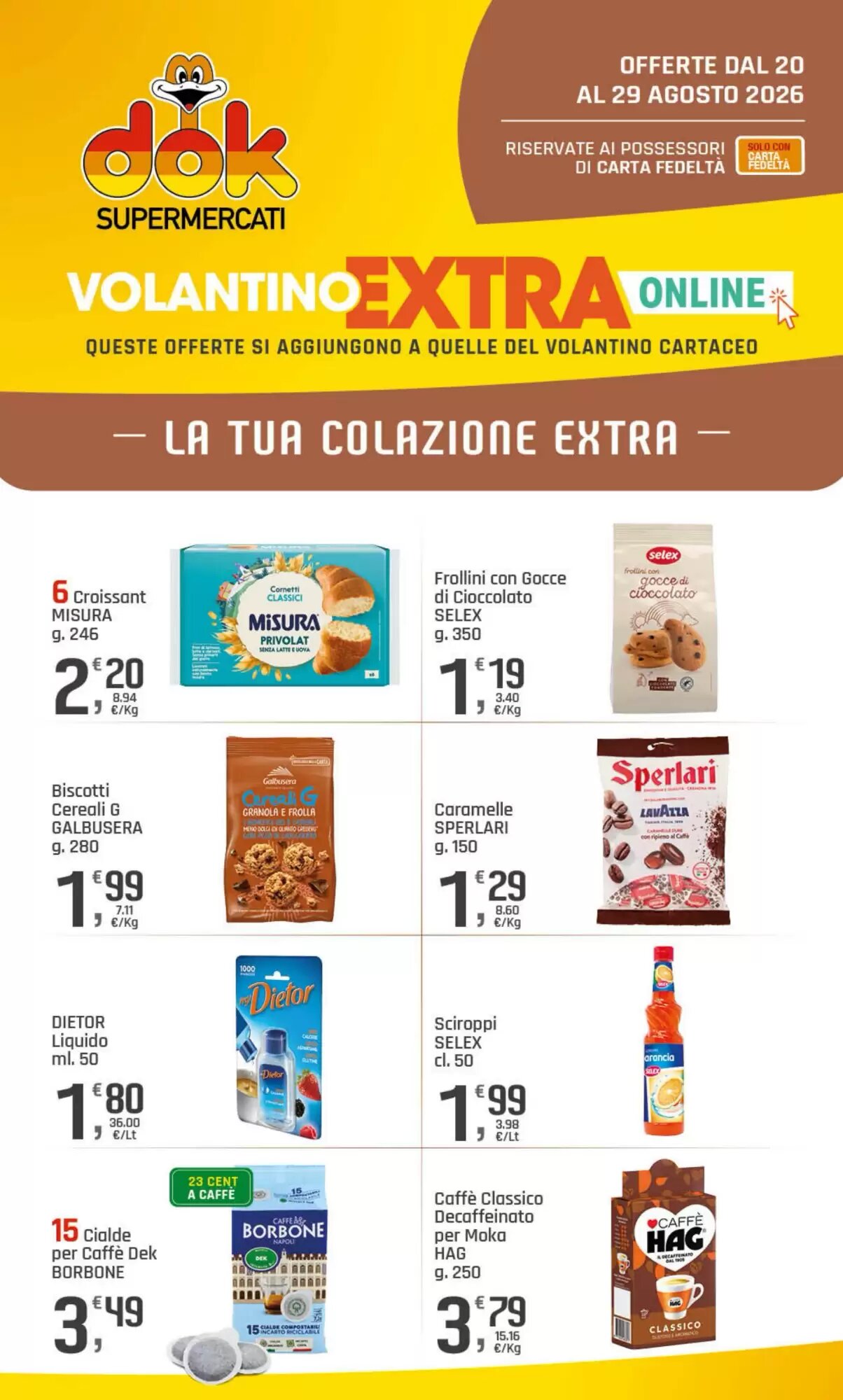 Volantino promozionale Supermercati Dok  valide dal 20/08/2026 - Pagina 21.