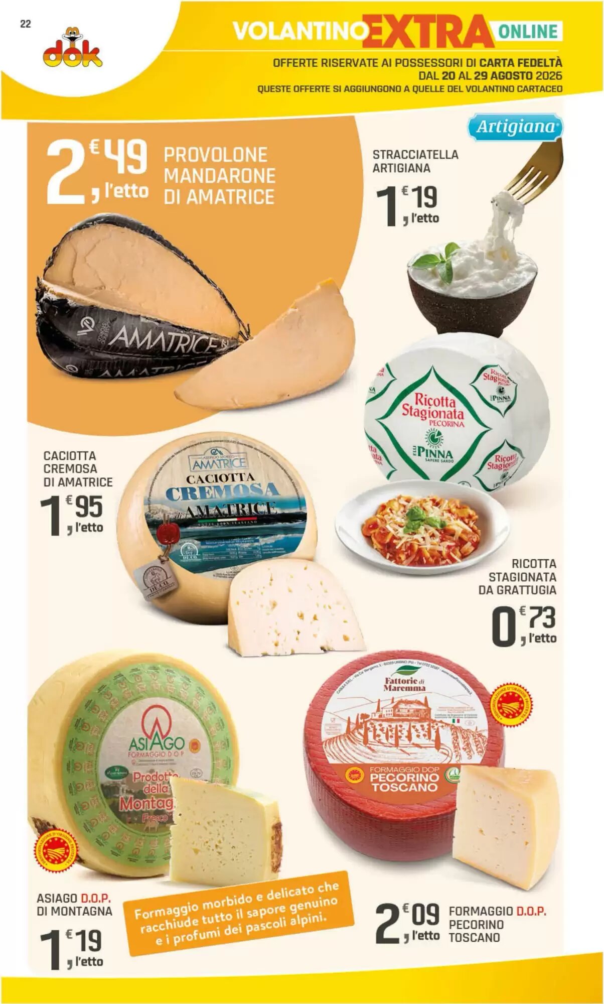 Volantino promozionale Supermercati Dok  valide dal 20/08/2026 - Pagina 22.