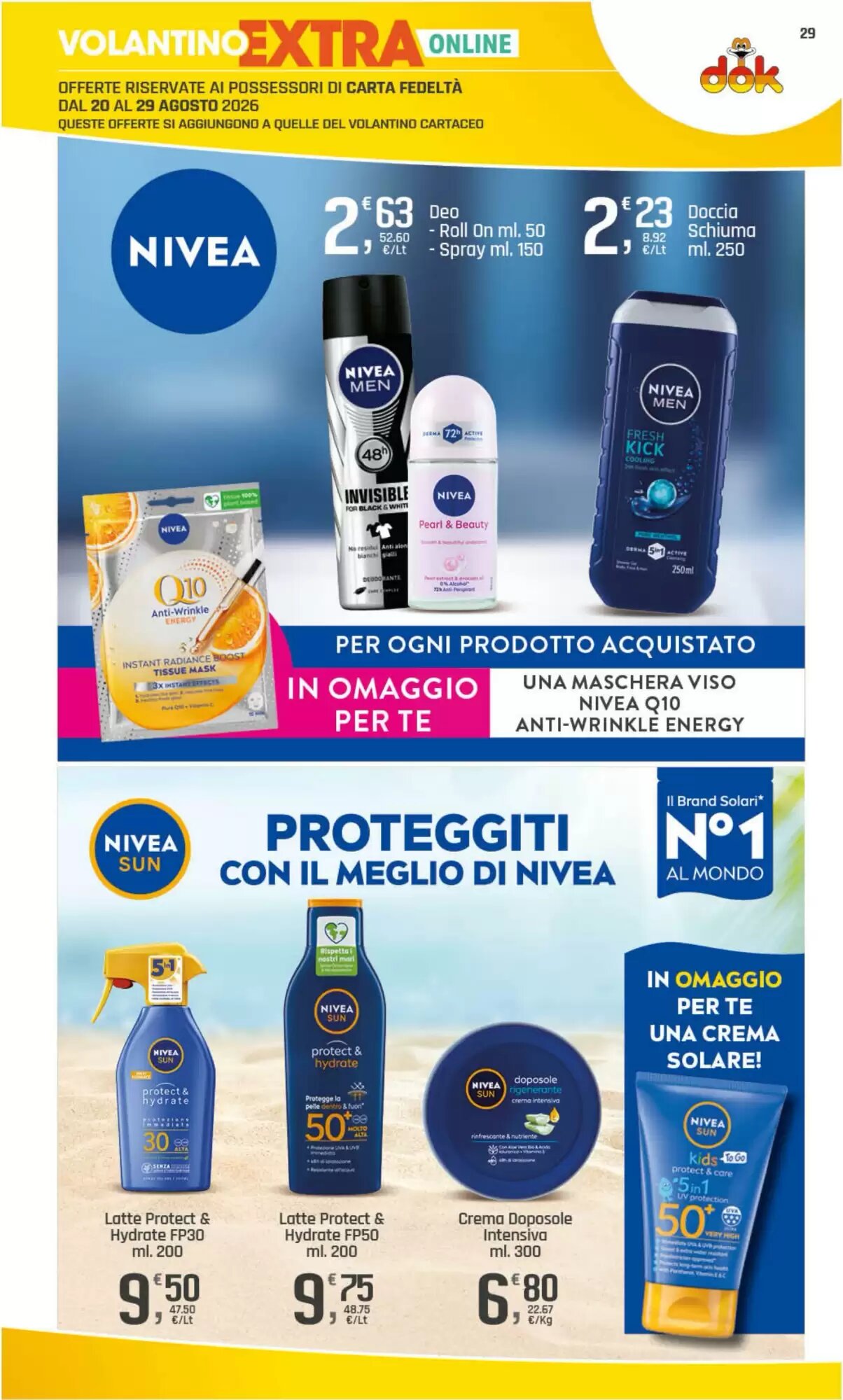 Volantino promozionale Supermercati Dok  valide dal 20/08/2026 - Pagina 29.