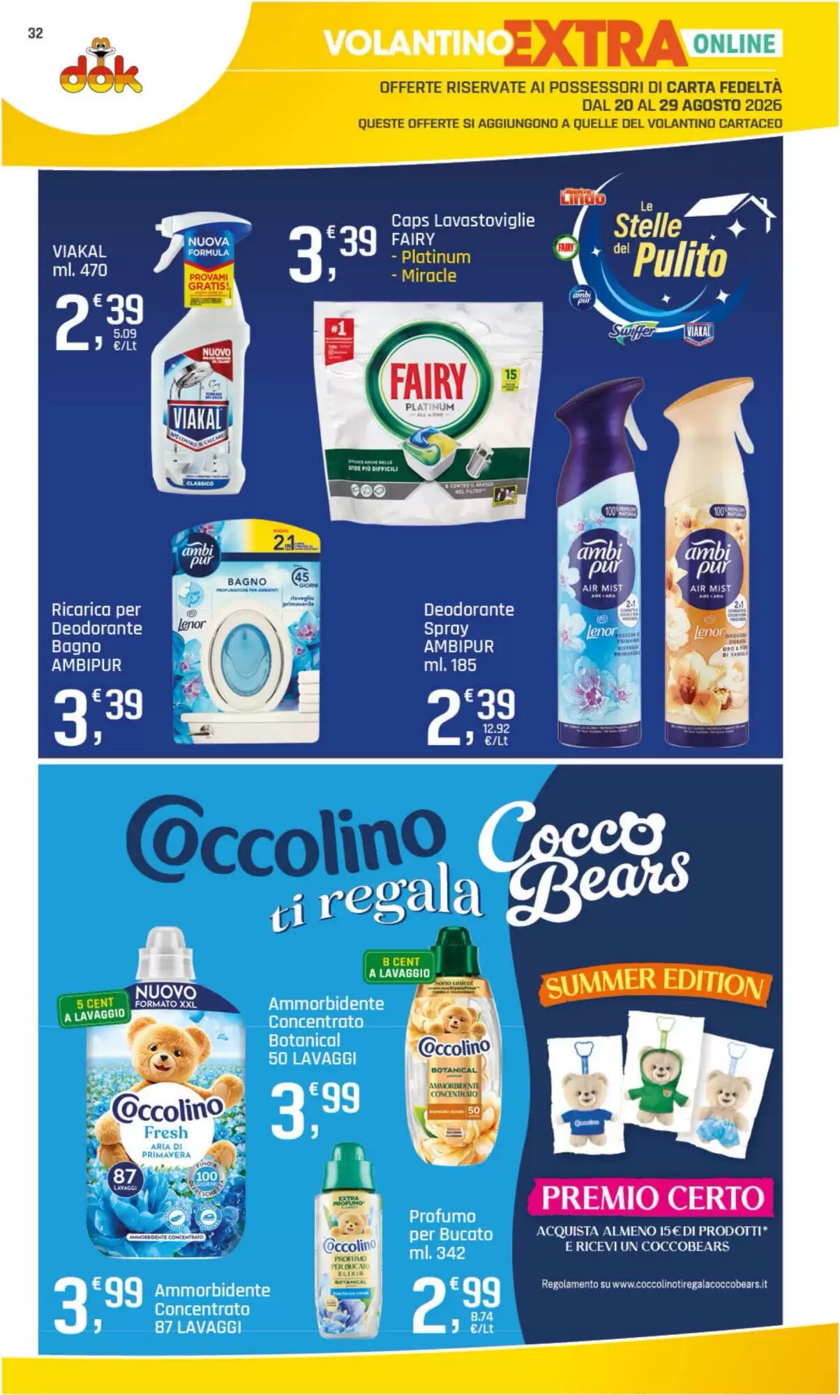 Volantino promozionale Supermercati Dok  valide dal 20/08/2026 - Pagina 32.
