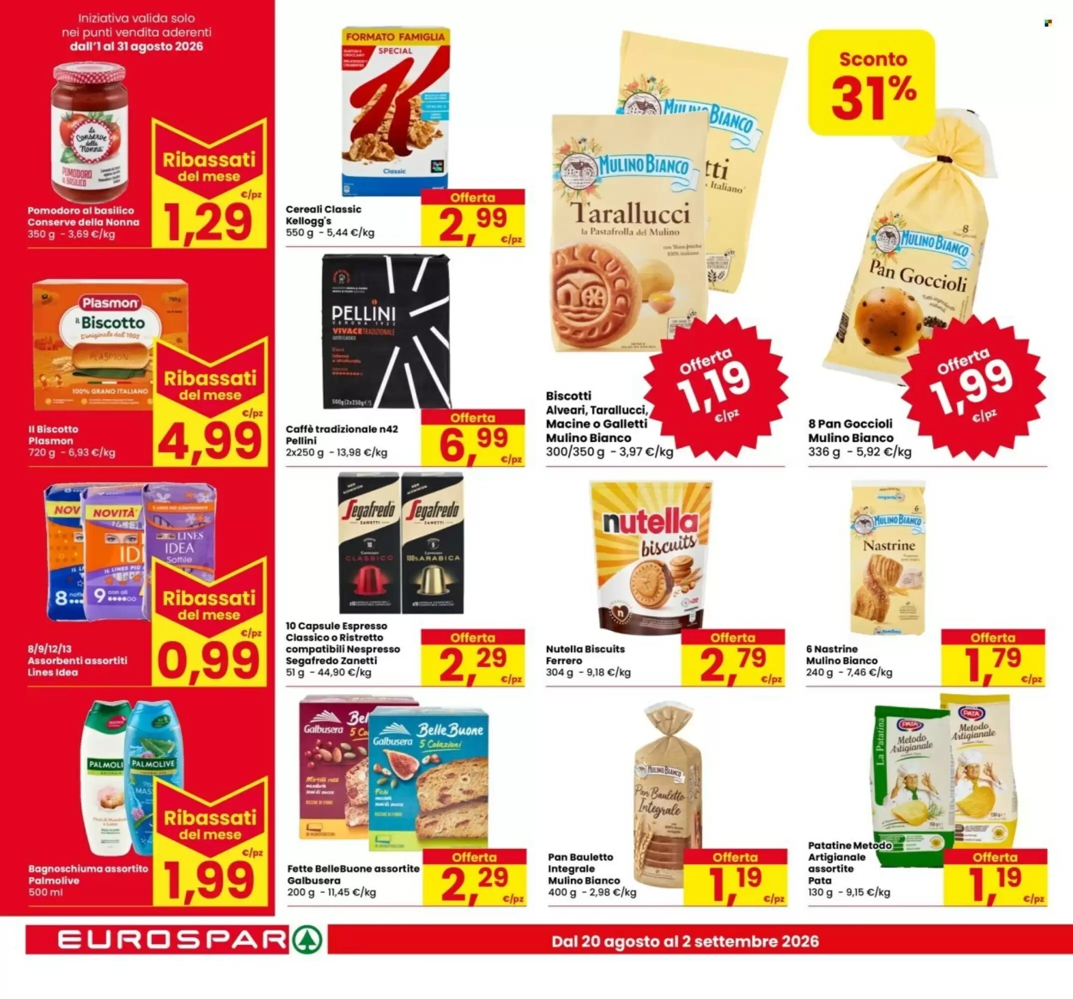 Volantino promozionale Eurospar  valide dal 20/08/2026 - Pagina 12.