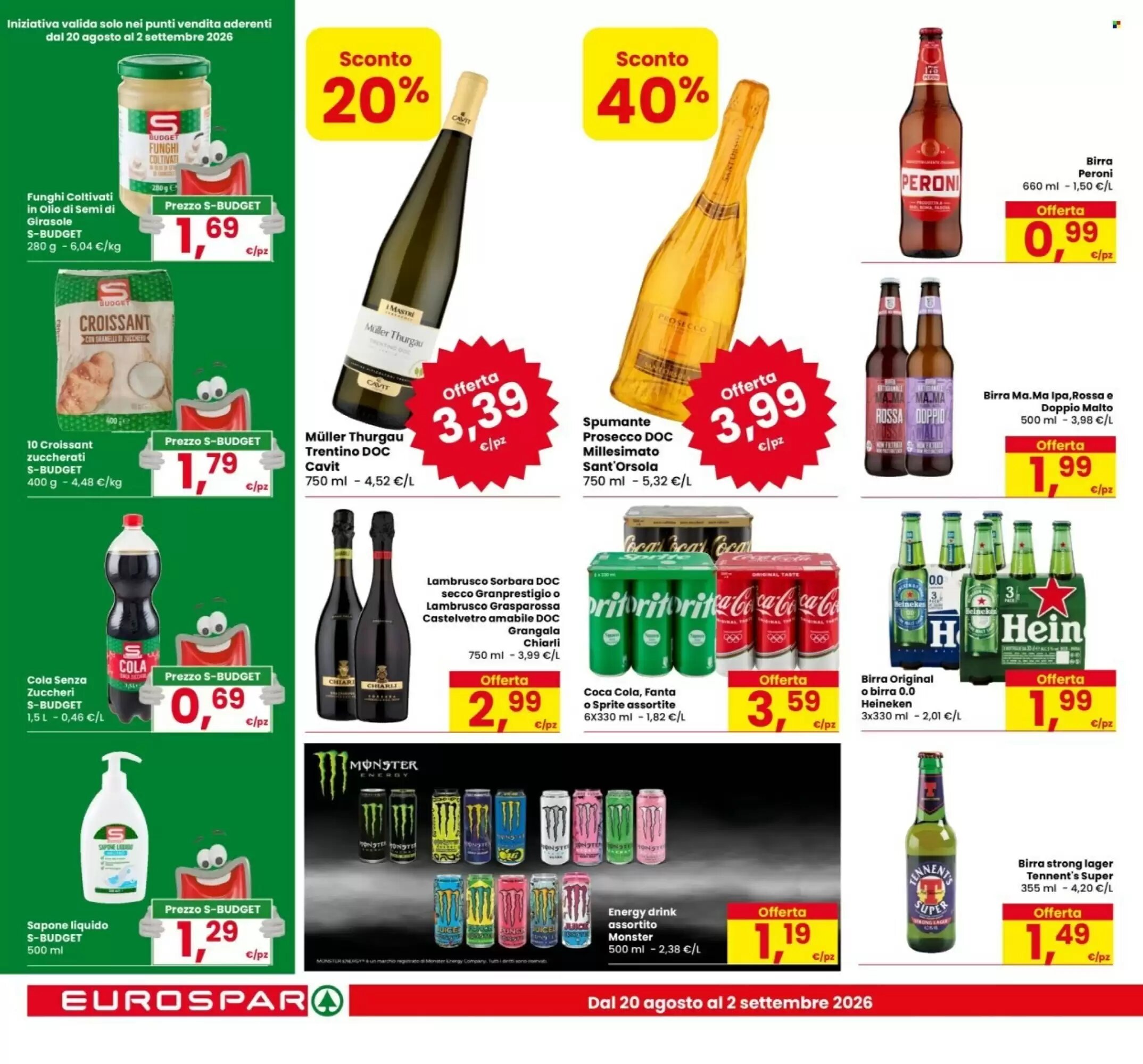 Volantino promozionale Eurospar  valide dal 20/08/2026 - Pagina 14.