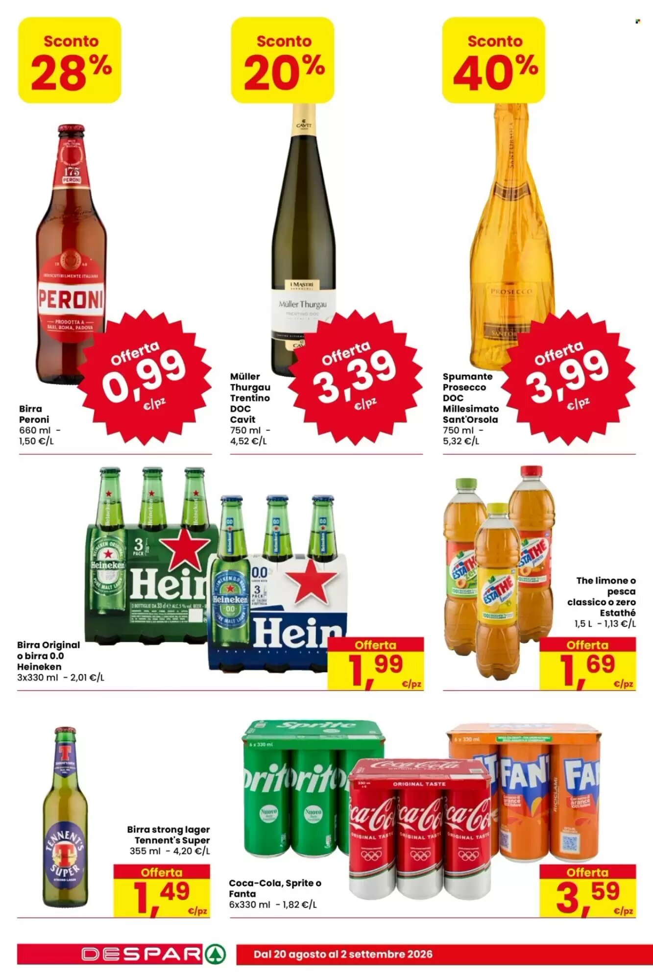 Volantino promozionale Despar  valide dal 20/08/2026 - Pagina 14.