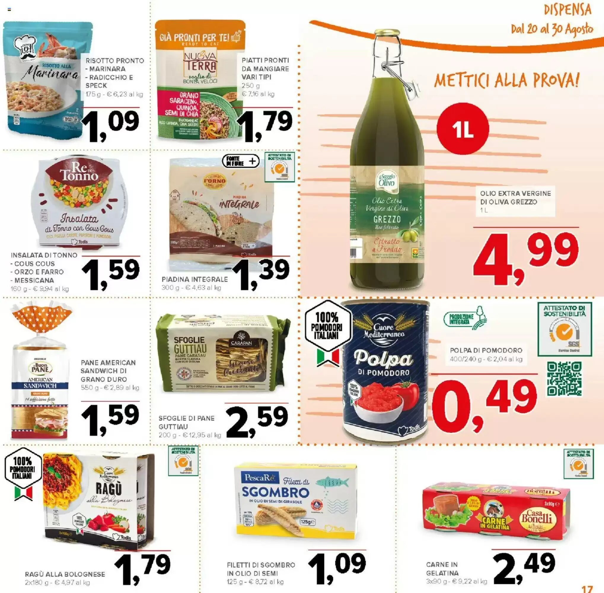 Volantino promozionale Todis  valide dal 20/08/2026 - Pagina 17.