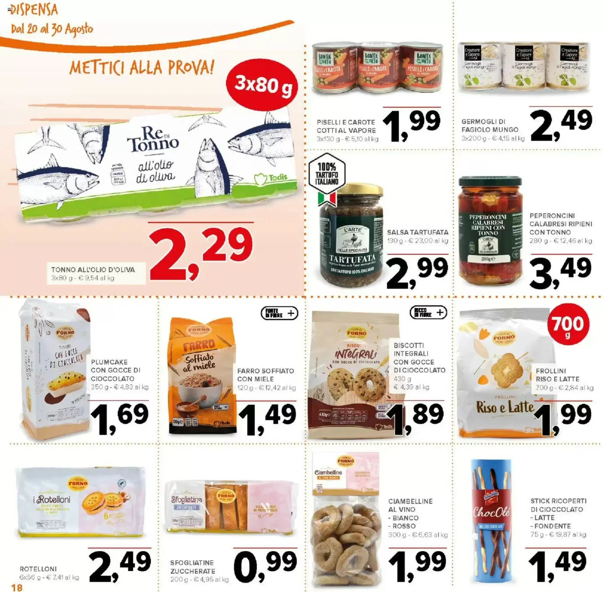 Volantino promozionale Todis  valide dal 20/08/2026 - Pagina 18.
