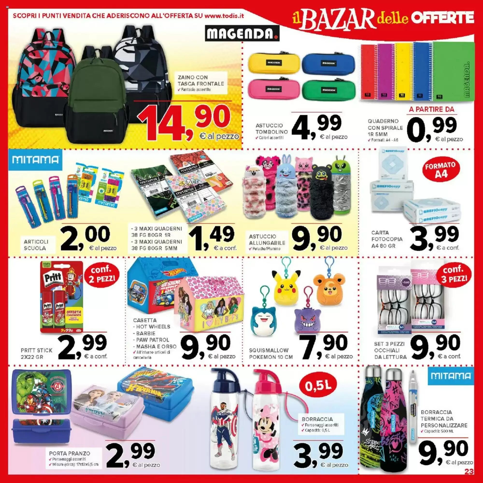 Volantino promozionale Todis  valide dal 20/08/2026 - Pagina 23.
