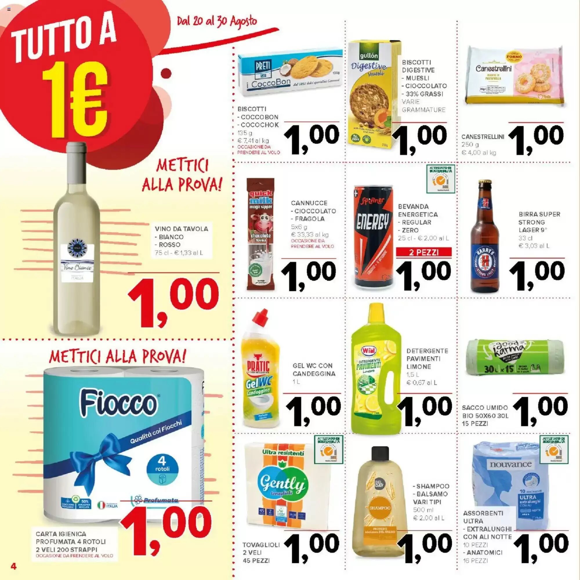 Volantino promozionale Todis  valide dal 20/08/2026 - Pagina 4.