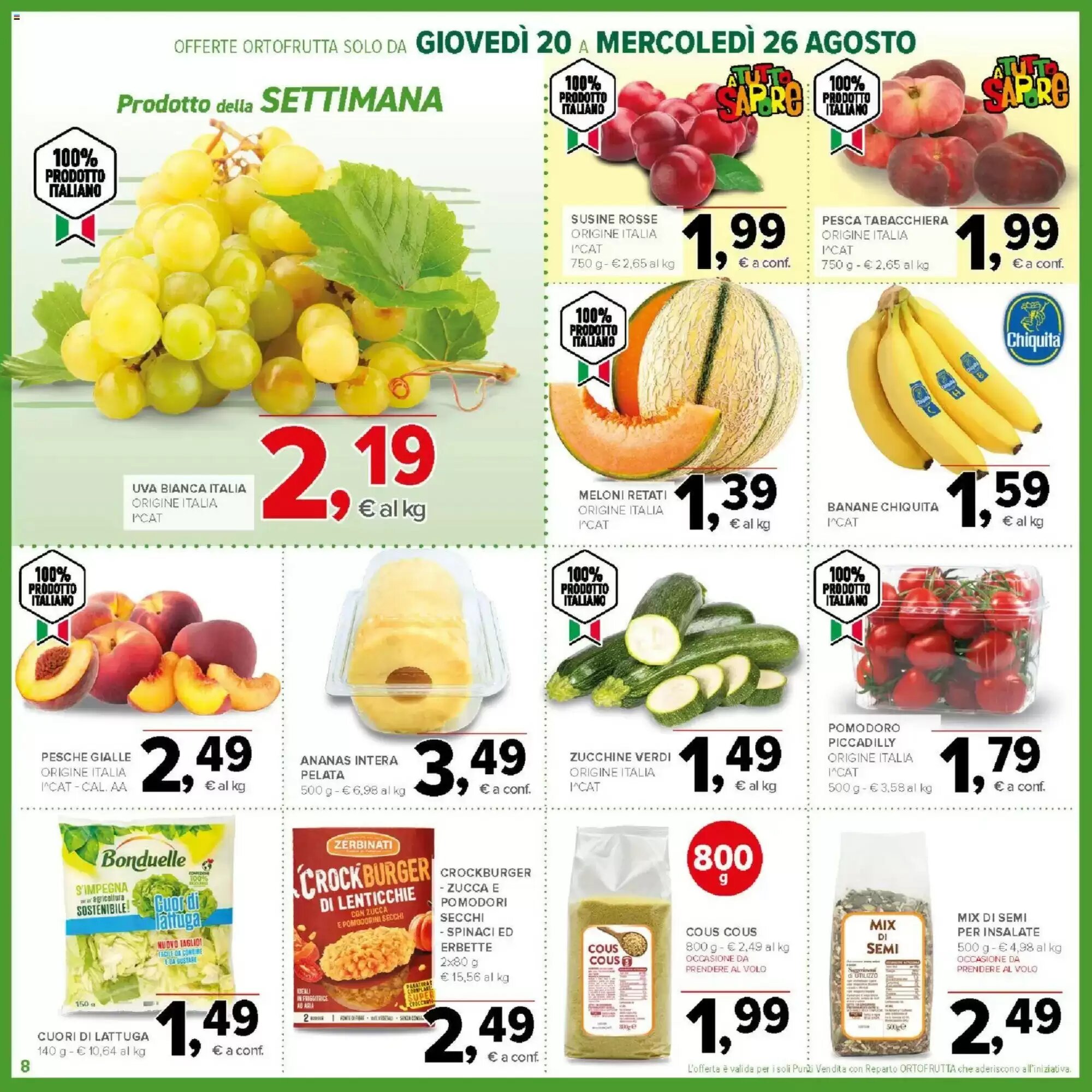 Volantino promozionale Todis  valide dal 20/08/2026 - Pagina 8.