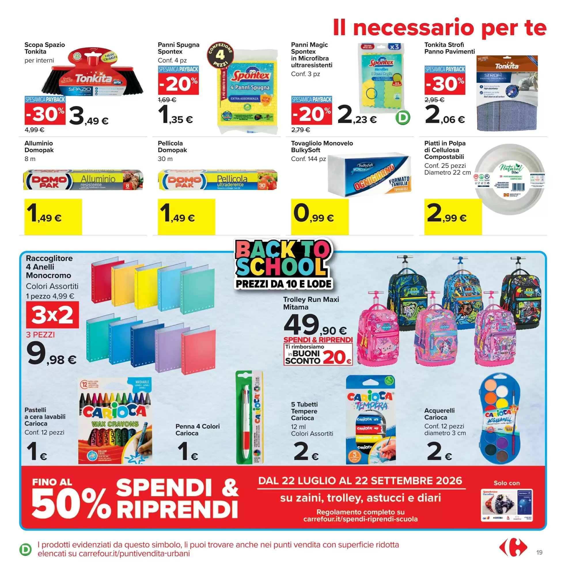 Volantino promozionale Carrefour Market  valide dal 20/08/2026 - Pagina 19.