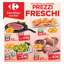 Volantino promozionale Carrefour Market  valide dal 20/08/2026